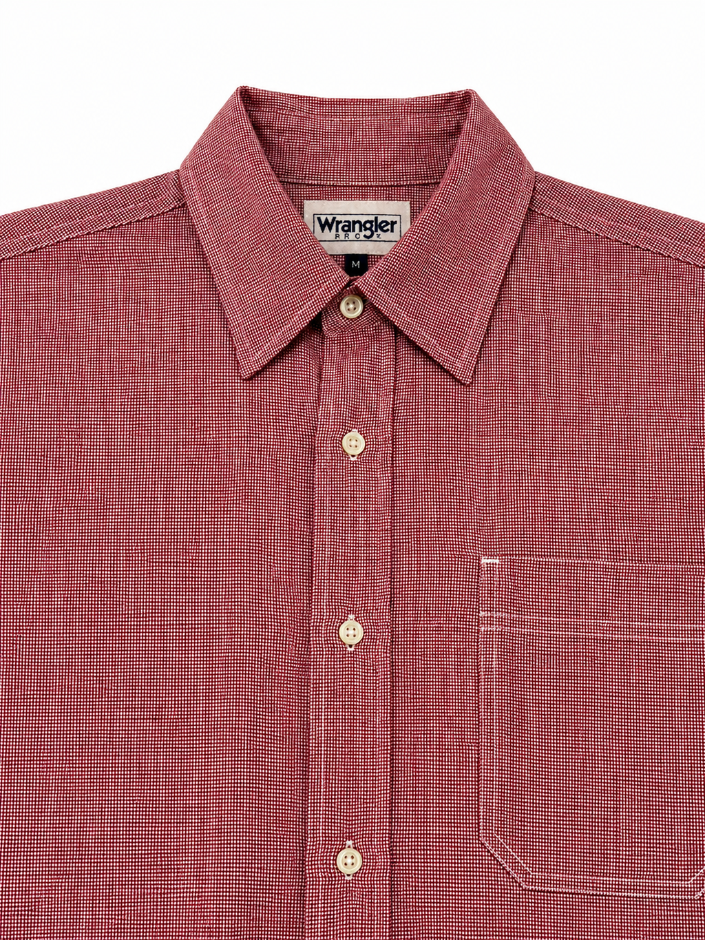 Camisa Wrangler Cuadros Rojos