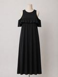 Vestido LOFT — Negro grisáceo