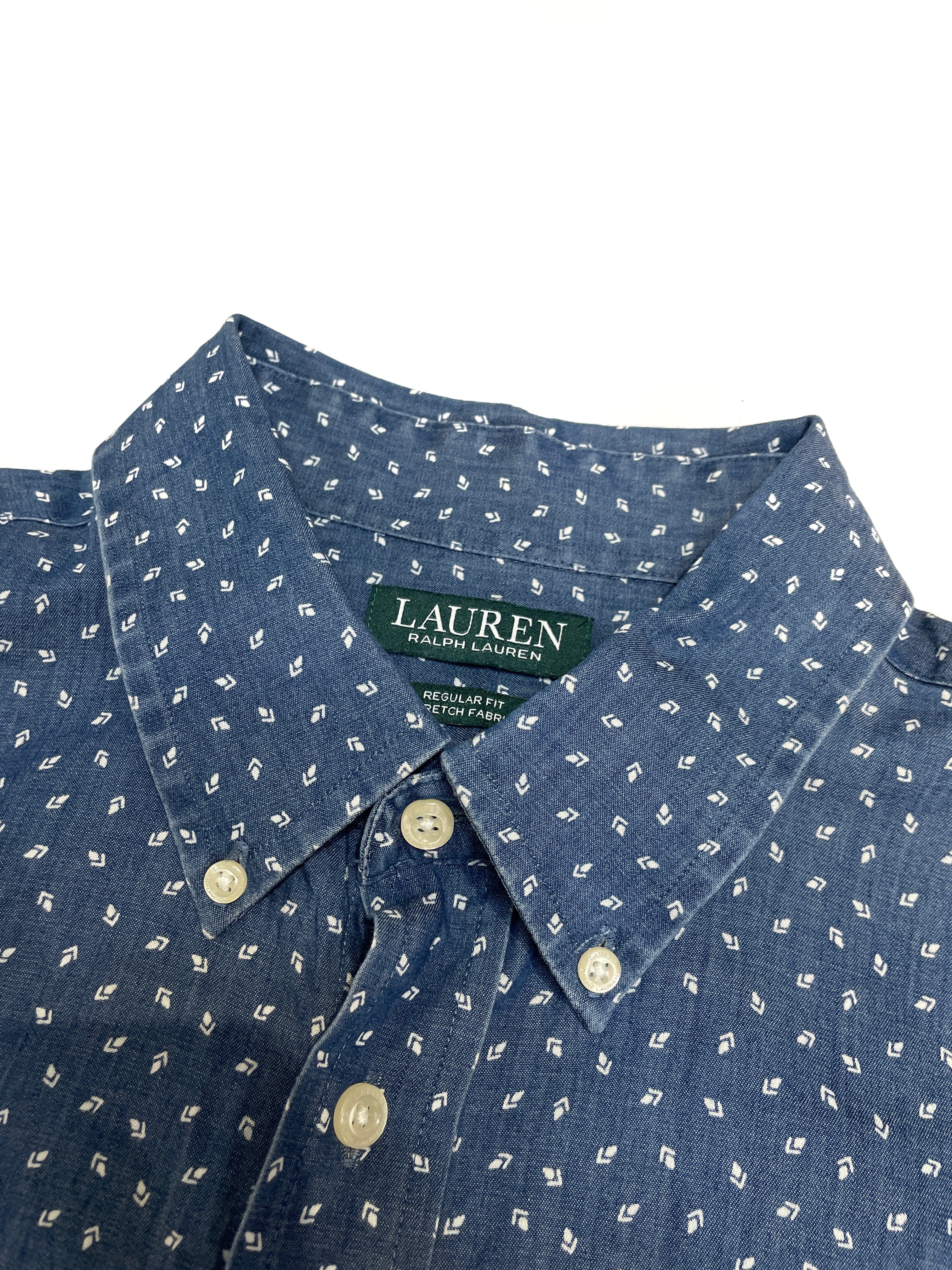 Lauren Ralph Lauren Regular Fit Camisa Manga Larga Azul