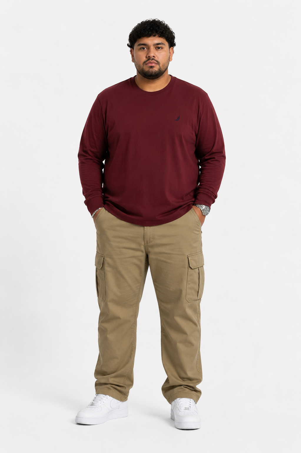 Nautica Sleepwear Long Sleeve — Vino Tinto