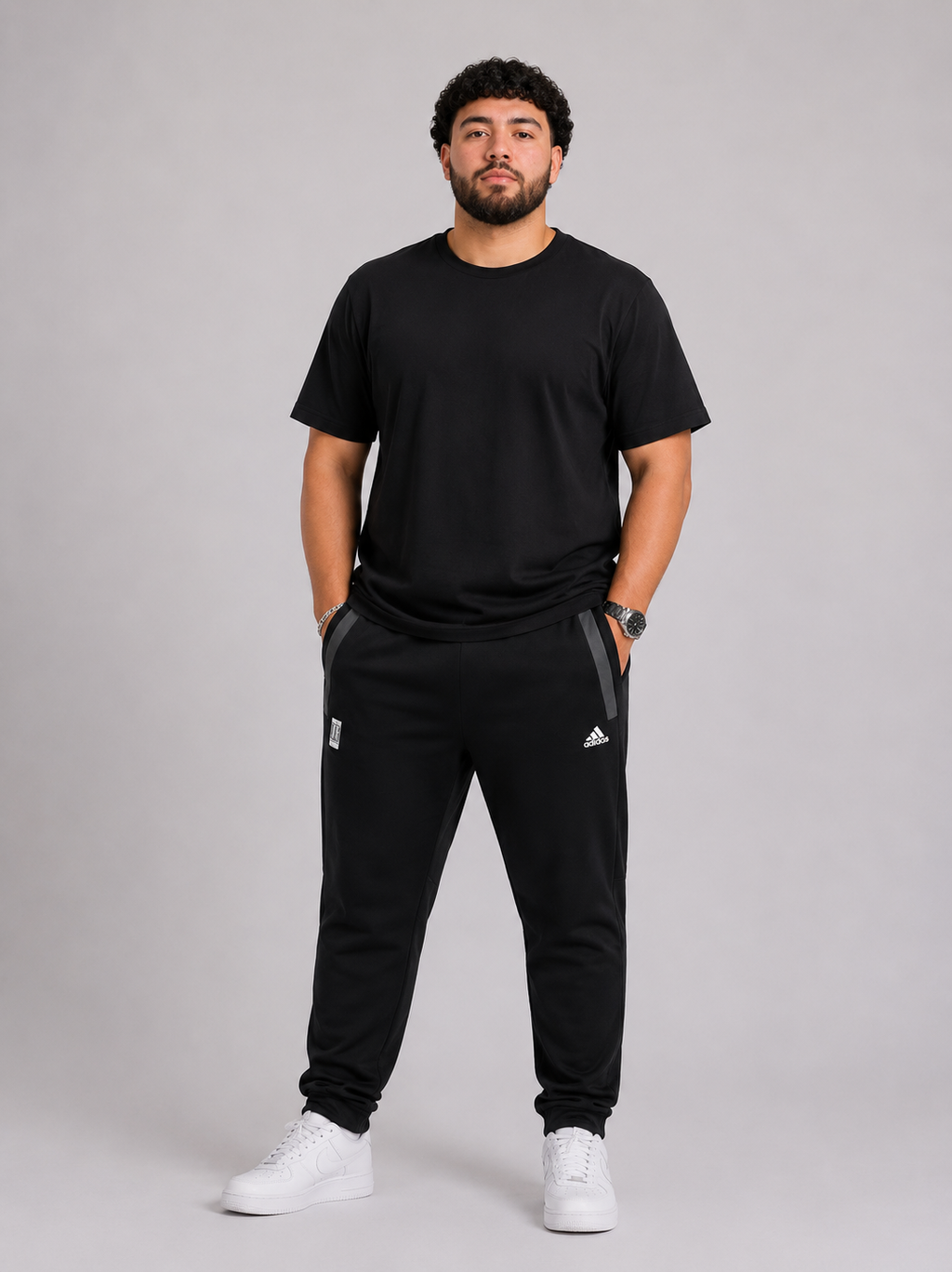 Sudadera Adidas Negro Dragon