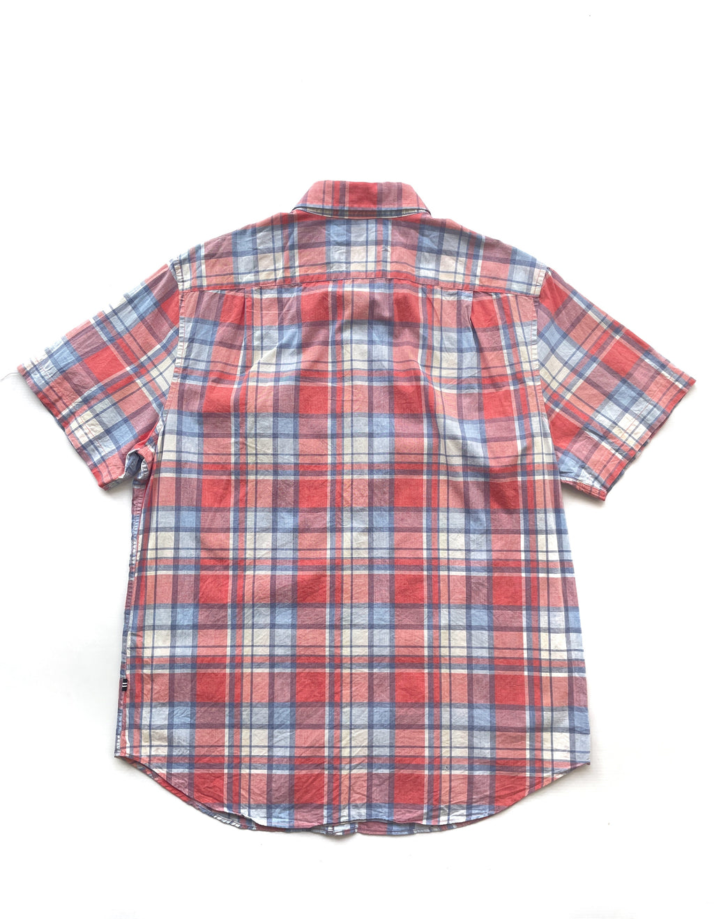 Camisa Nautica Classic Fit Manga Corta A Cuadros