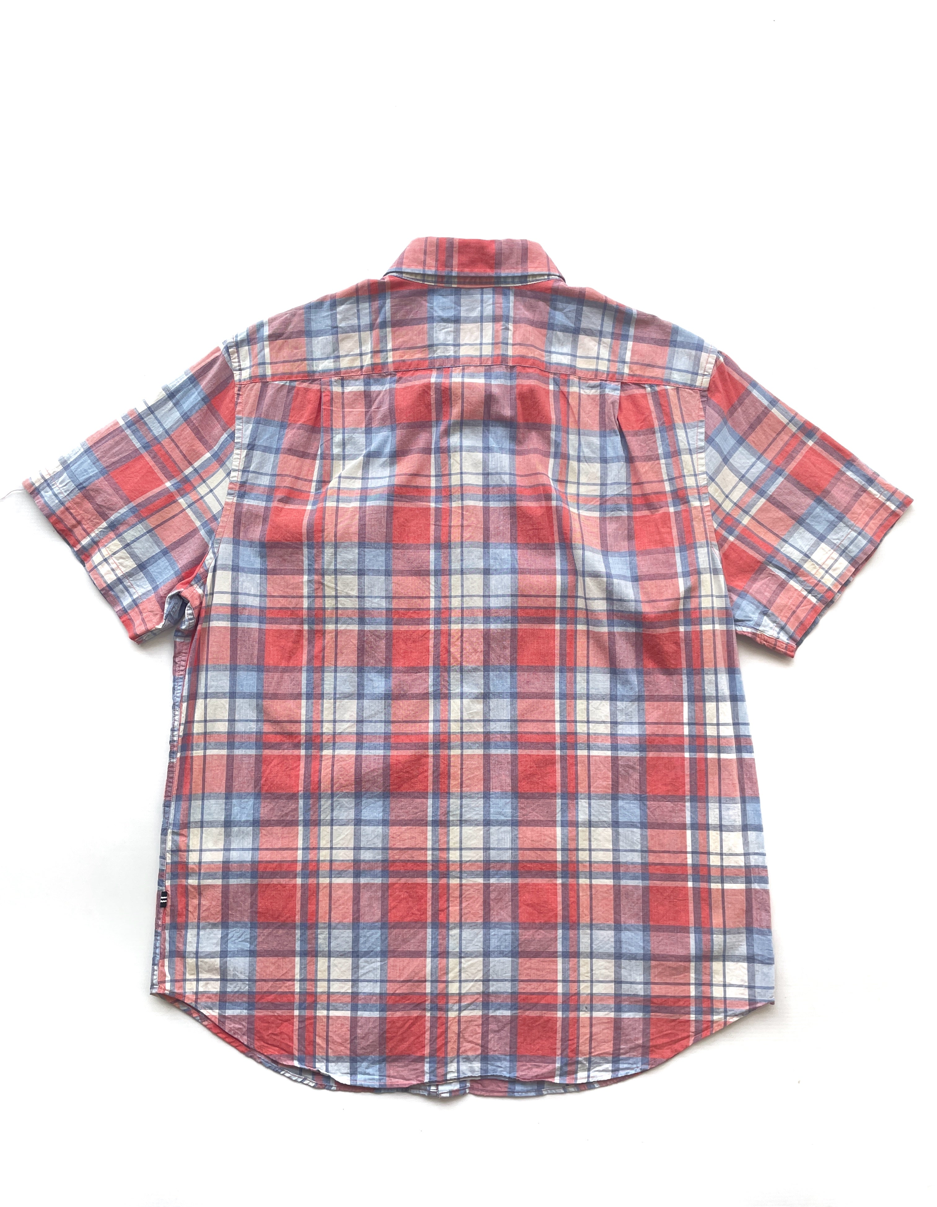 Camisa Nautica Classic Fit Manga Corta A Cuadros