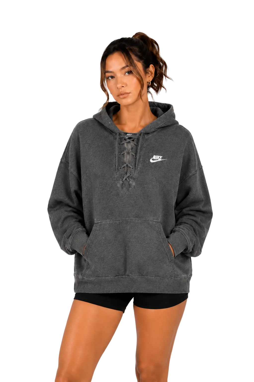 Buso Nike Gris Cordones