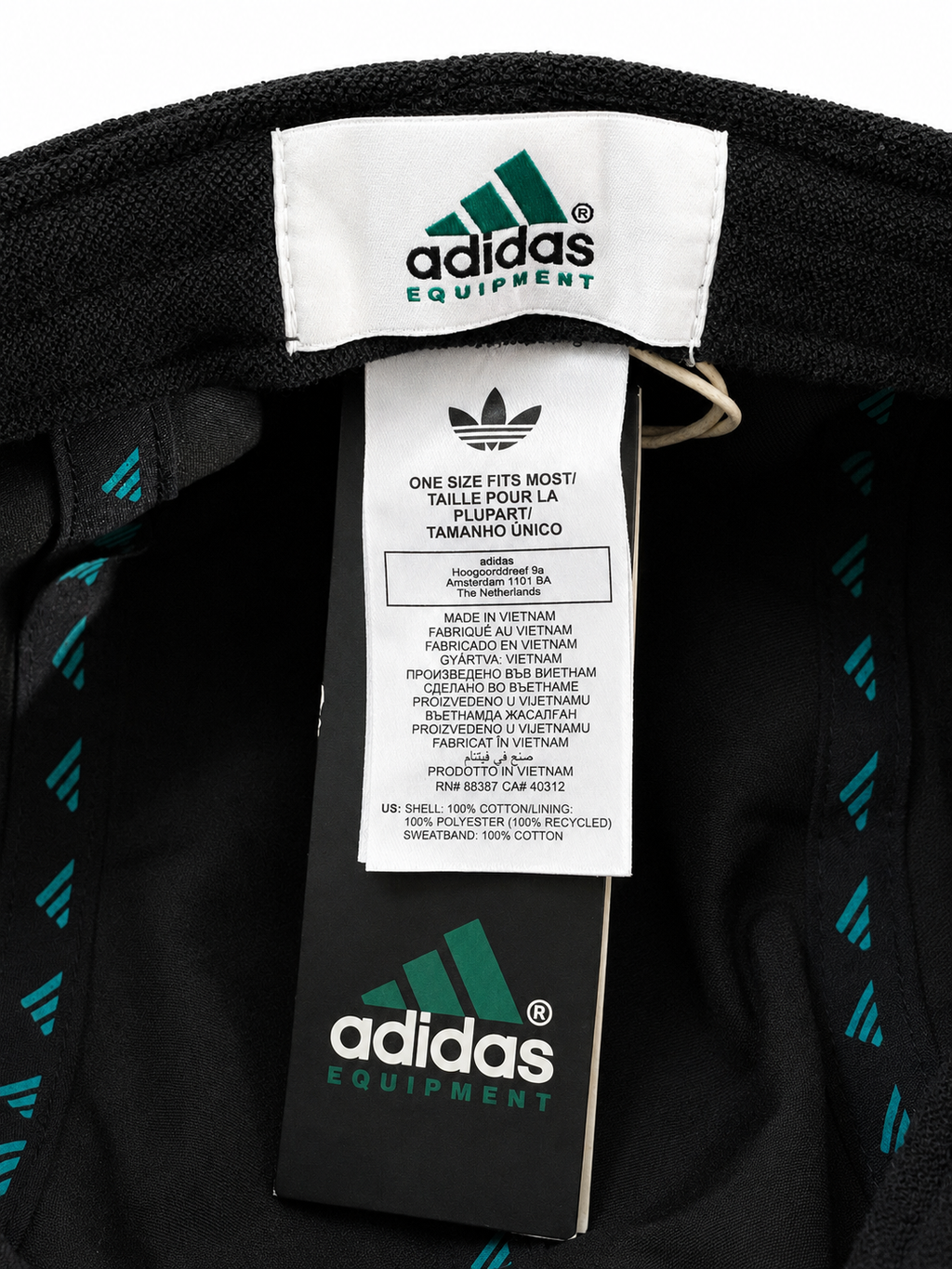 Adidas Equipment Corduroy Cap — Negro