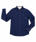 Camisa Vans Estampado Azul Marino Manga Larga
