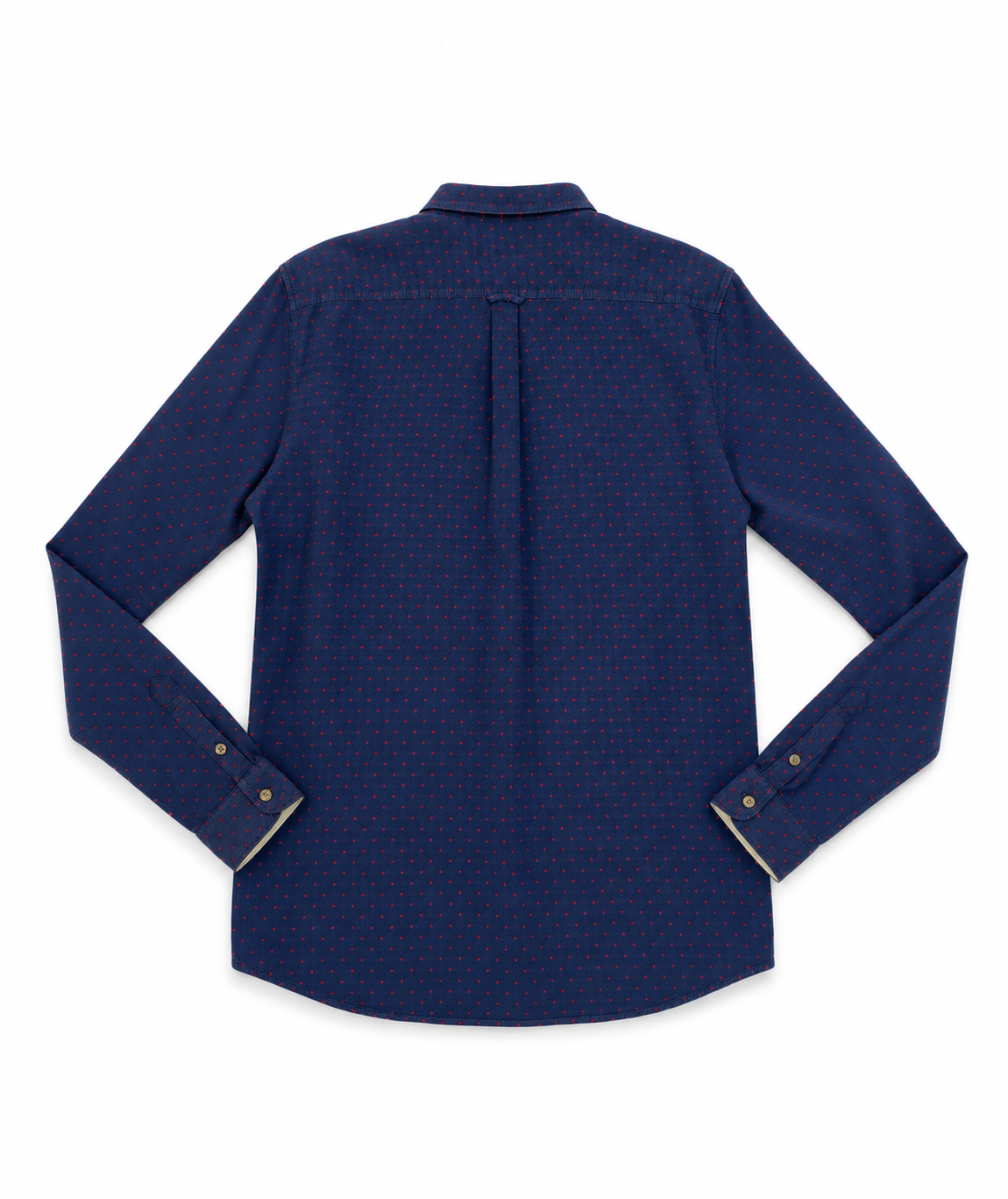 Camisa Vans Estampado Azul Marino Manga Larga