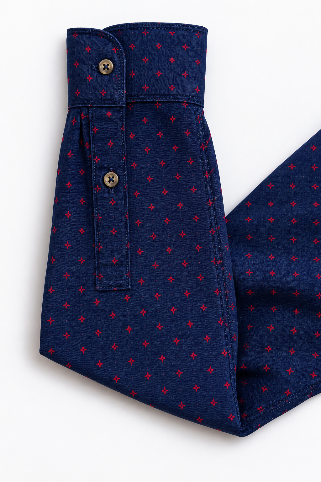 Camisa Vans Estampado Azul Marino Manga Larga