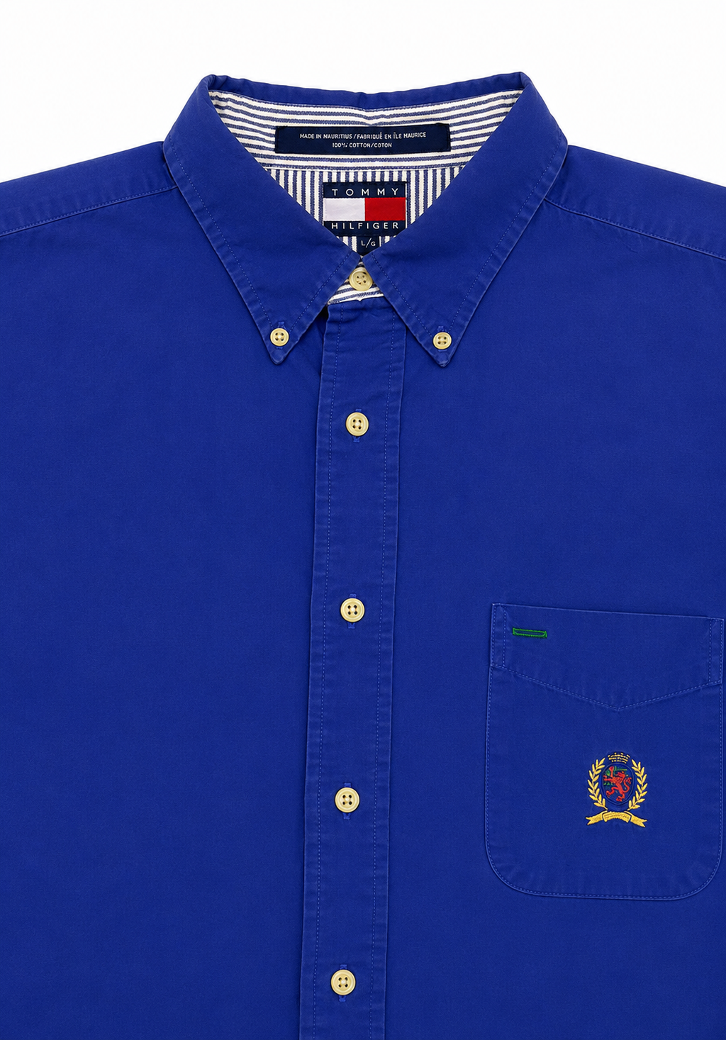 Camisa Oxford Tommy Hilfiger — Azul Royal