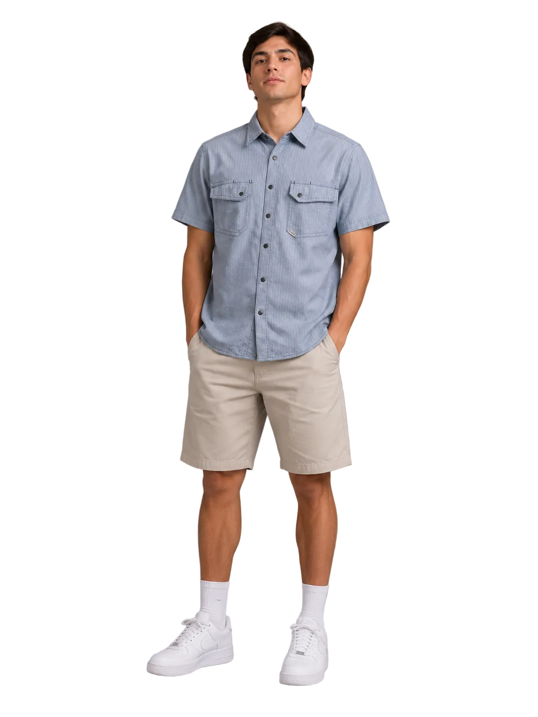 5.11 Tactical Camisa Manga Corta Gris — Talla S