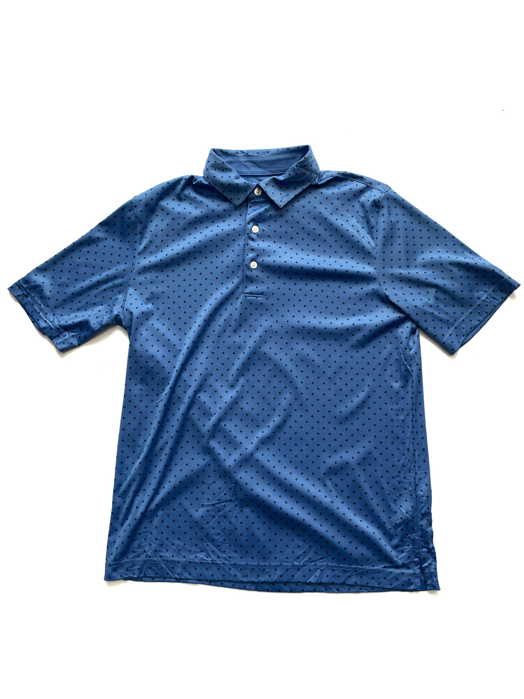 Greg Norman Polo Azul Estampado