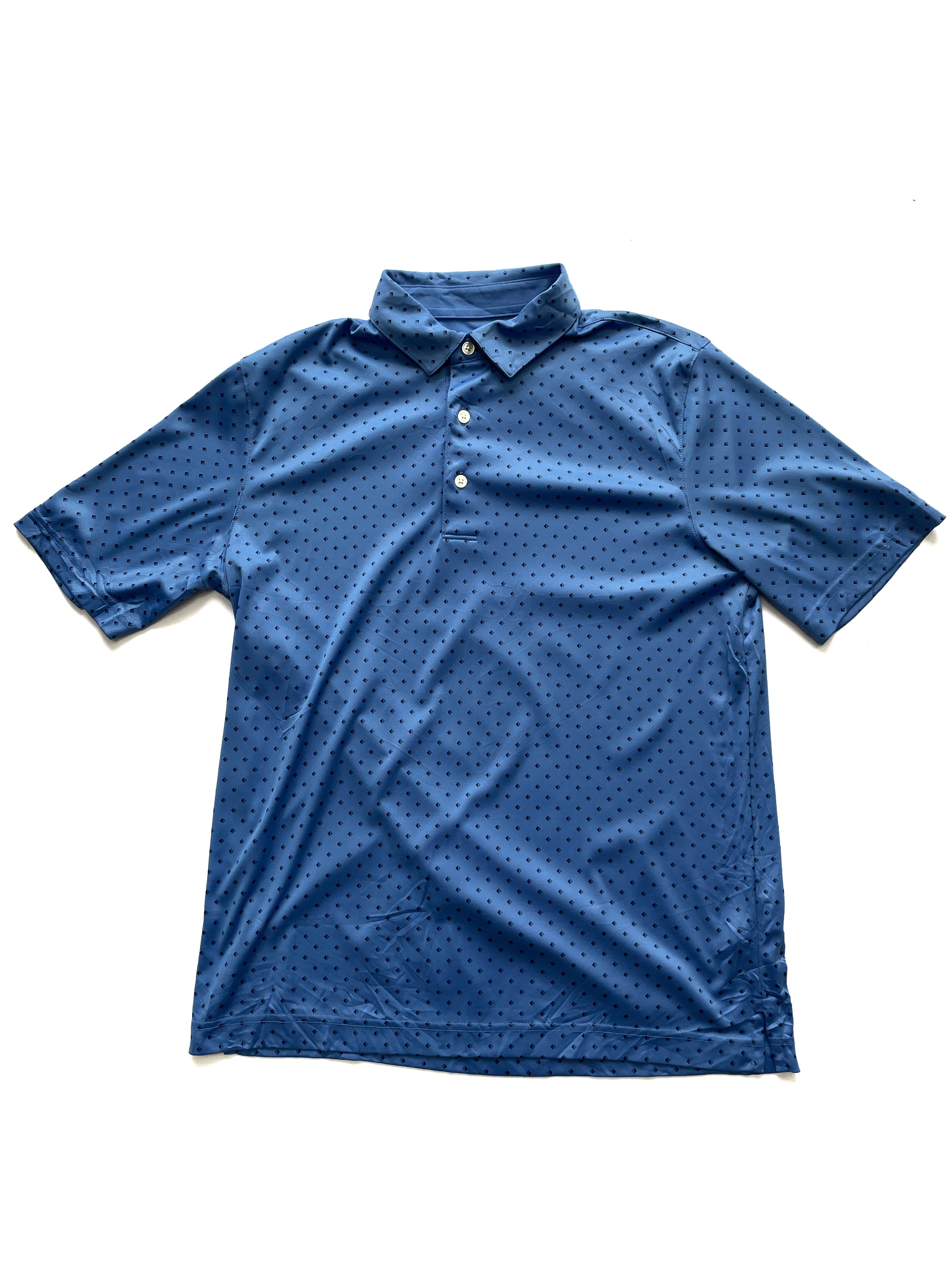 Greg Norman Polo Azul Estampado