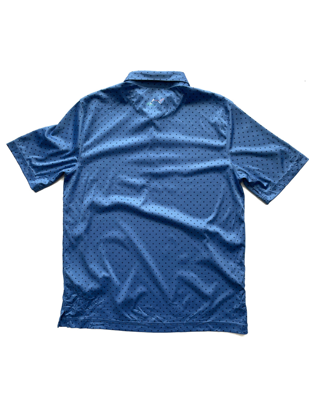 Greg Norman Polo Azul Estampado