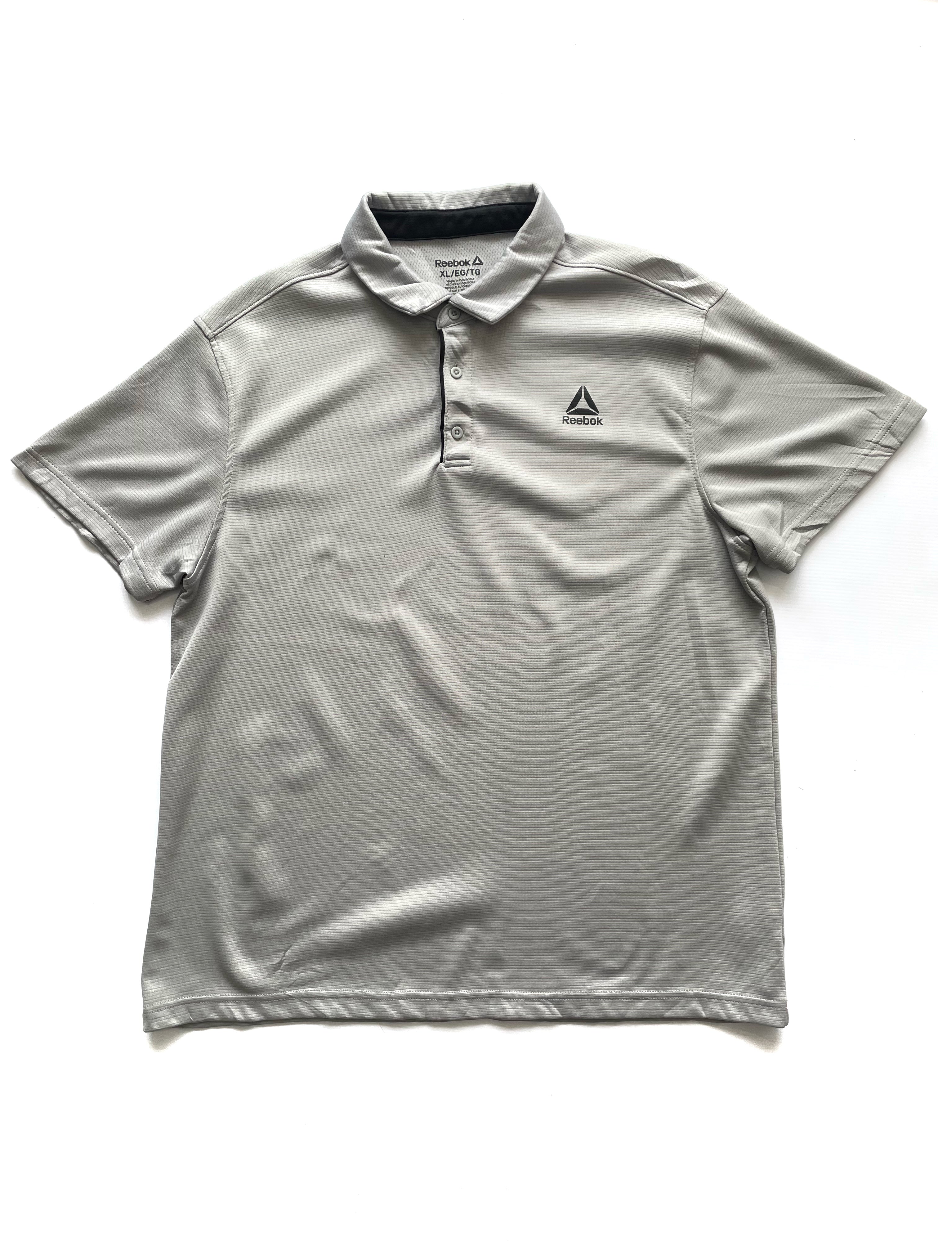 Polo Reebok gris deportivo