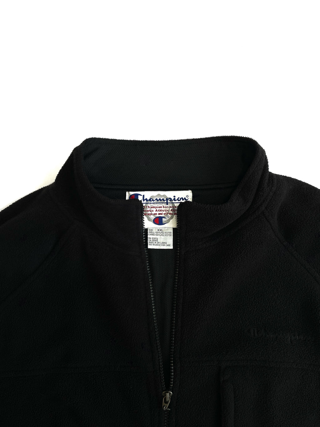 Champion Fleece Full Zip Negro