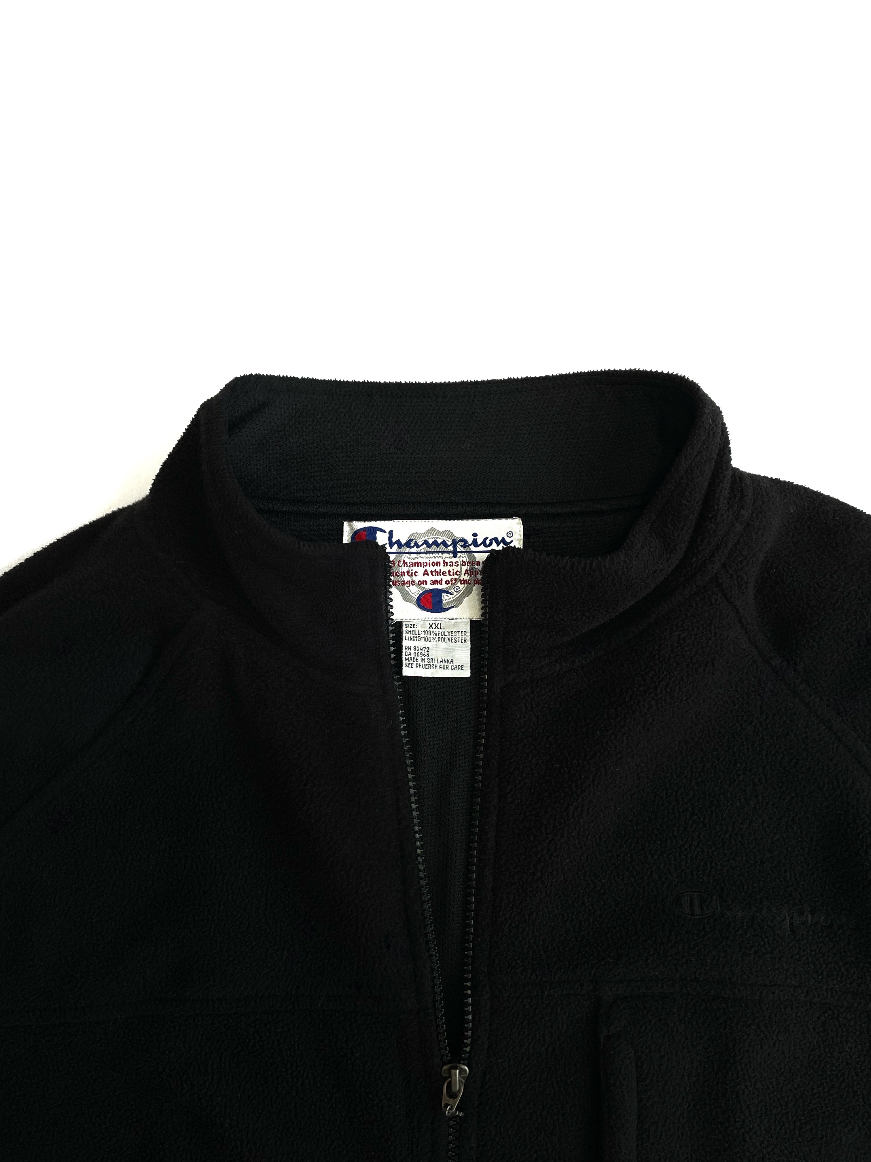 Champion Fleece Full Zip Negro