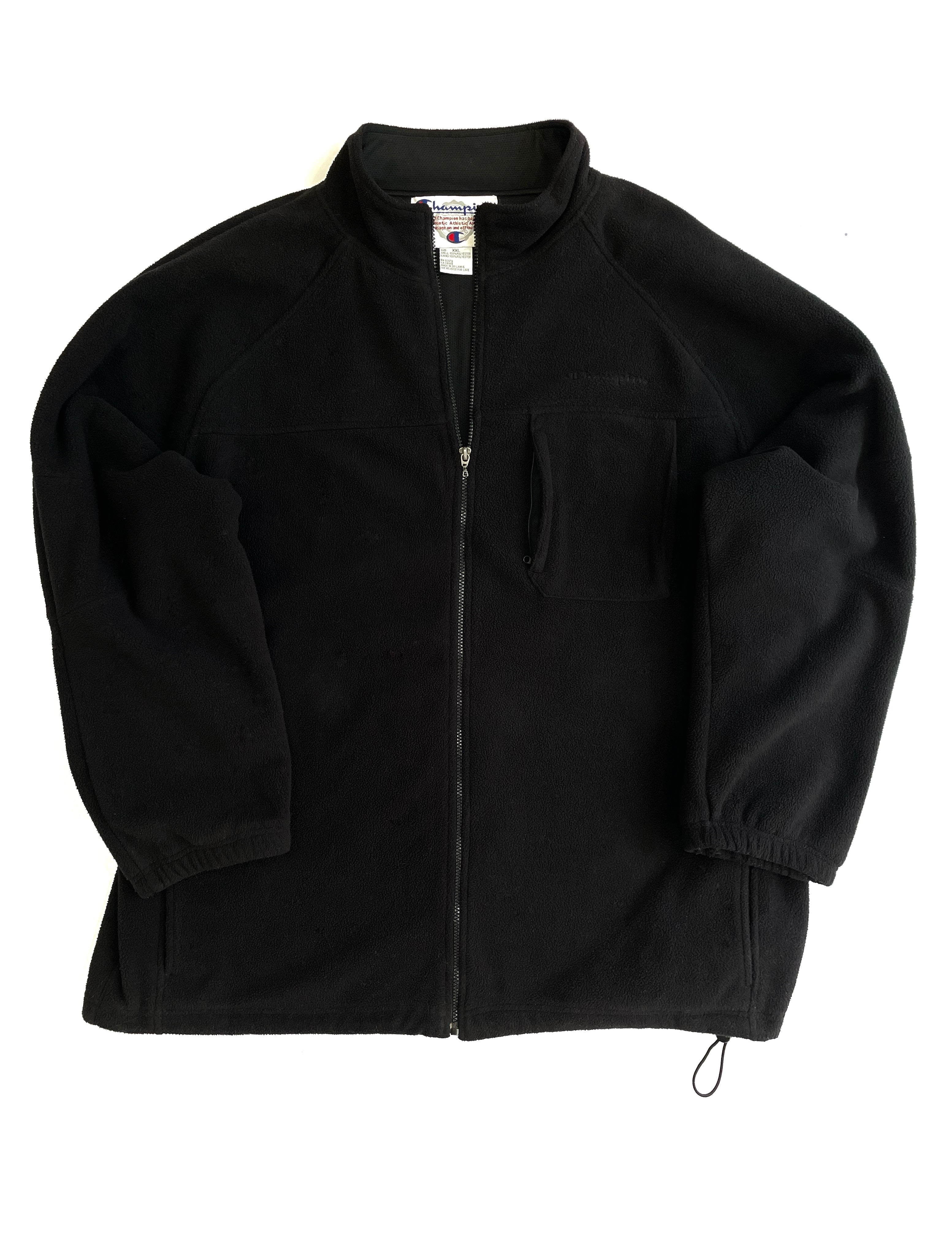 Champion Fleece Full Zip Negro