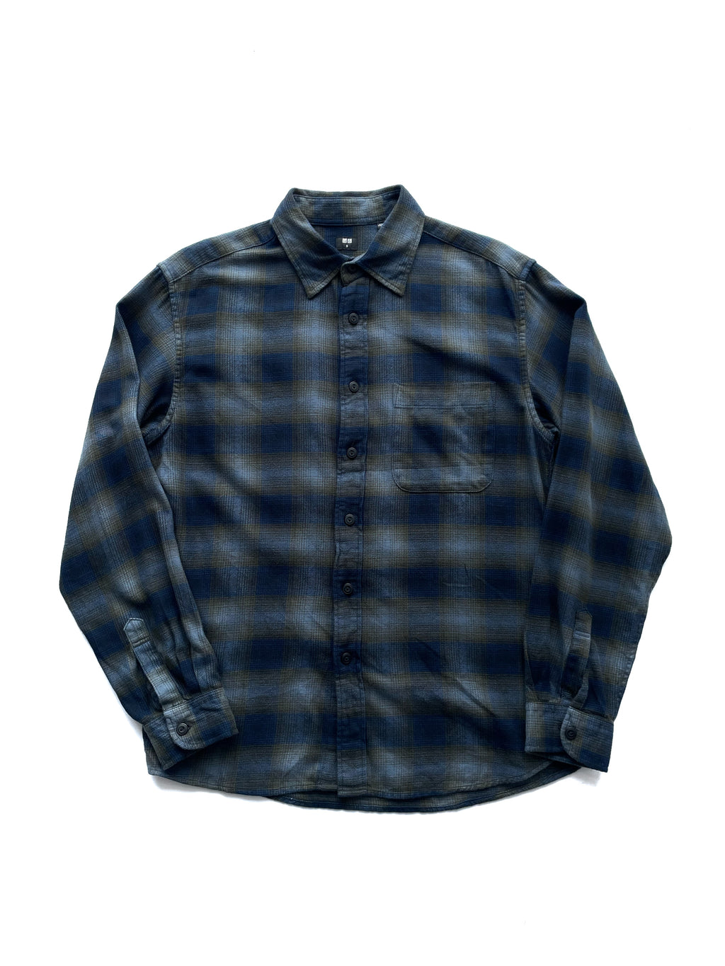 Uniqlo Camisa Leñadora Flannel Cuadros
