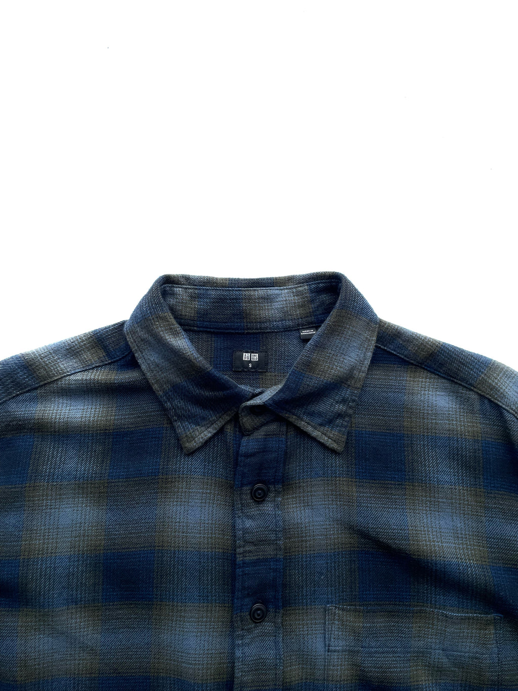 Uniqlo Camisa Leñadora Flannel Cuadros