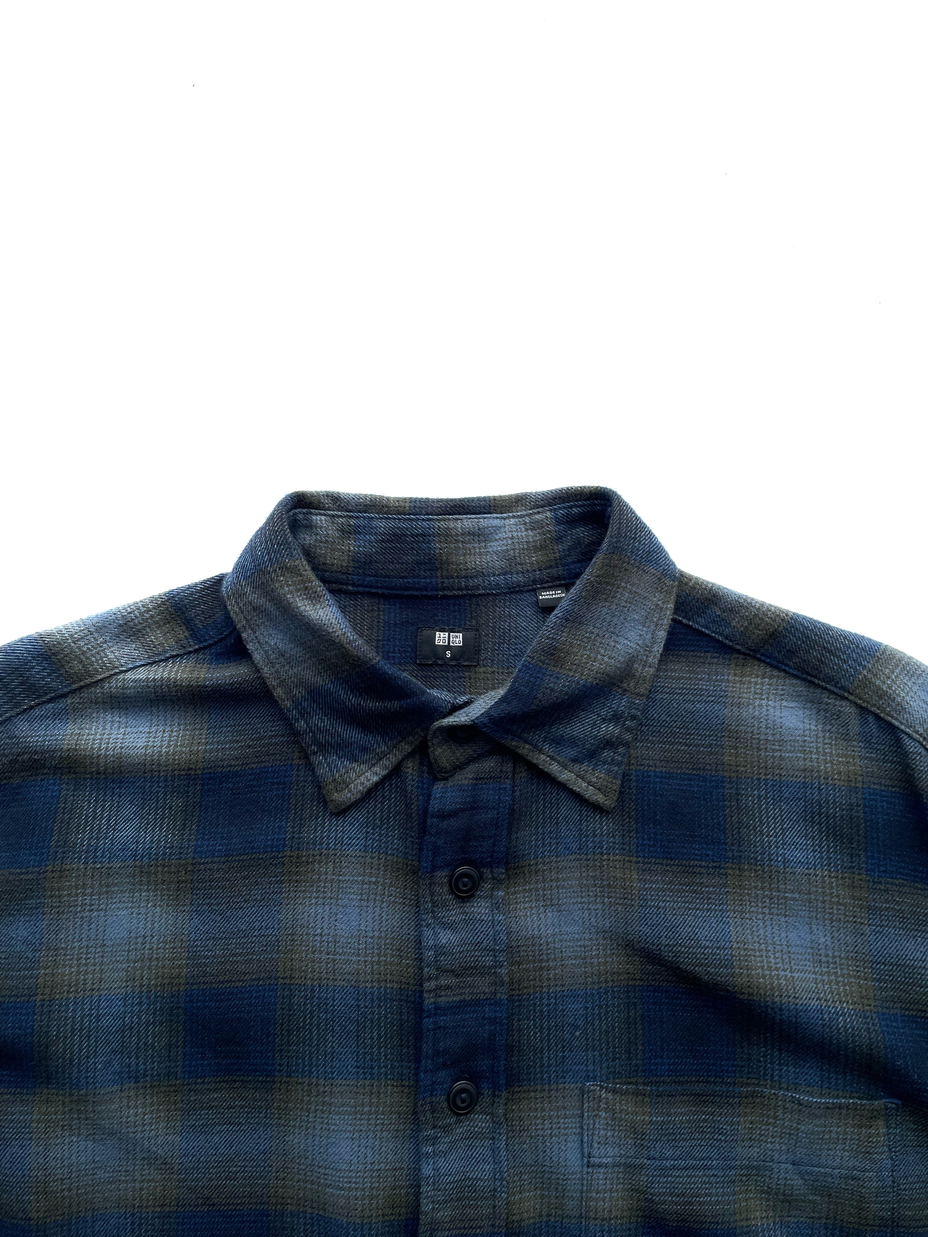 Uniqlo Camisa Leñadora Flannel Cuadros