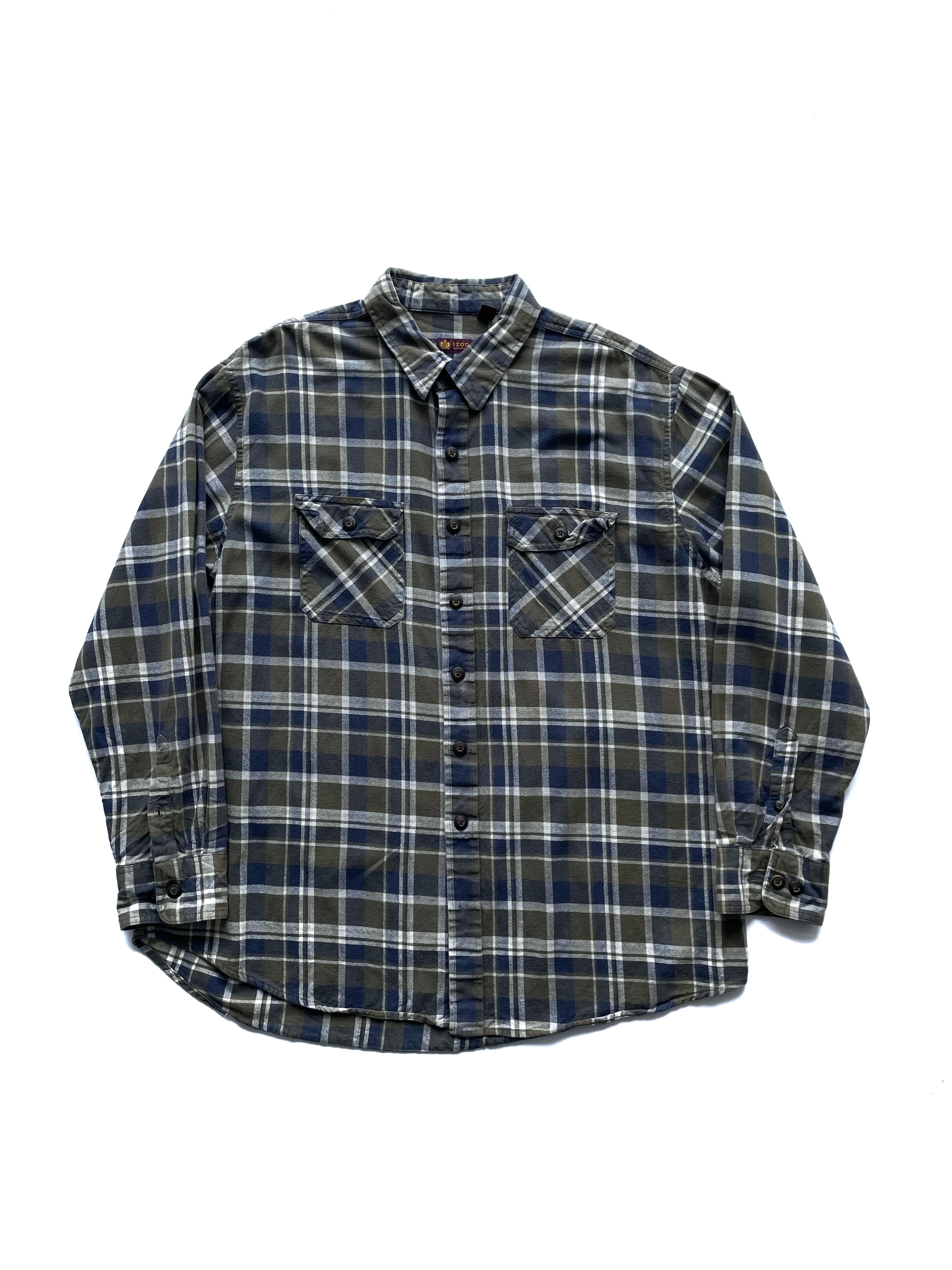 IZOD Camisa Leñadora Franela Cuadros