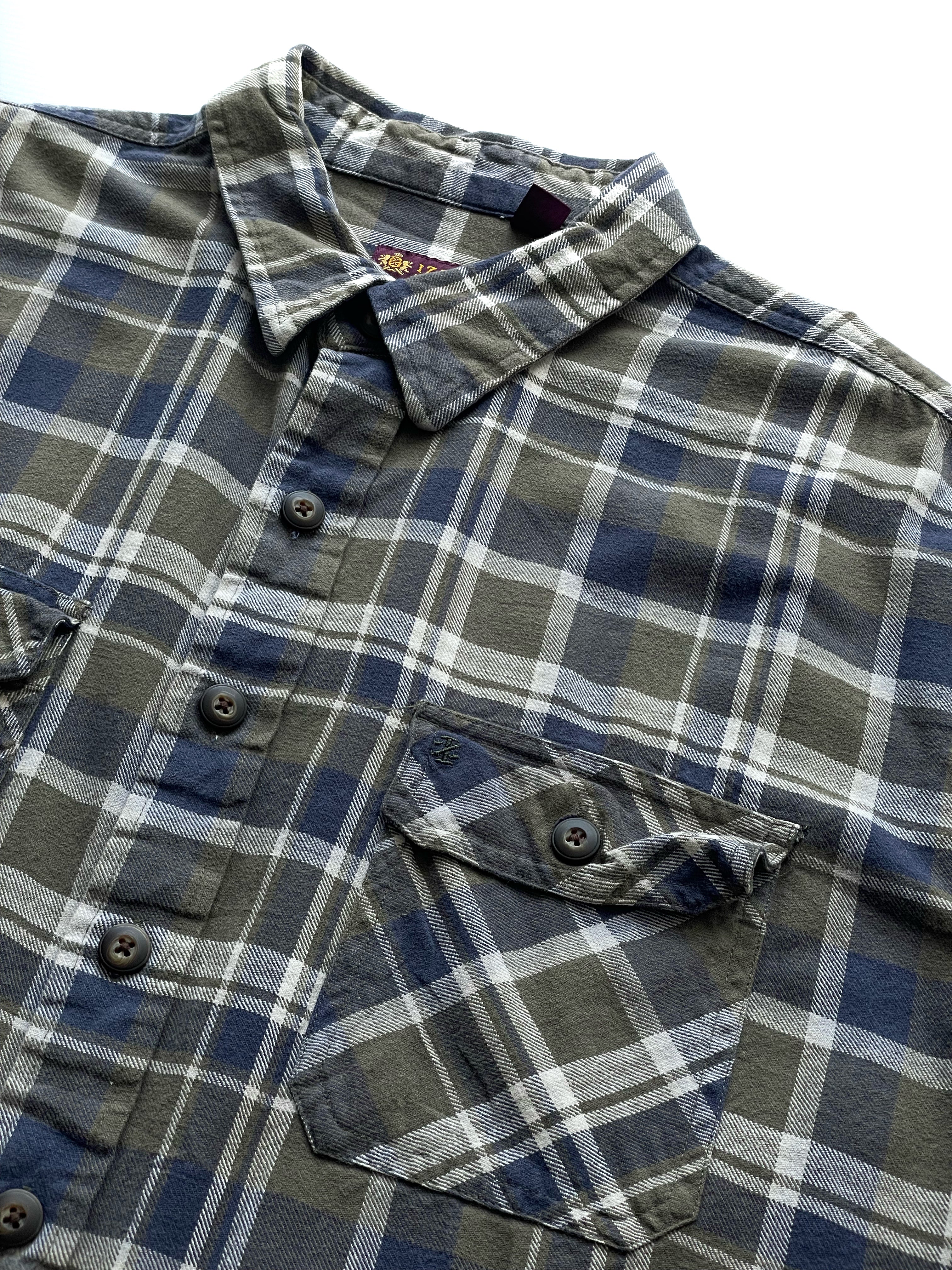 IZOD Camisa Leñadora Franela Cuadros