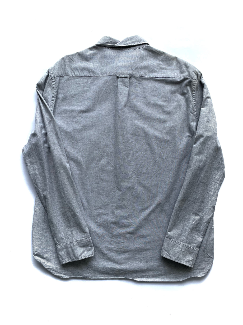 H&M Camisa Gris Oxford Gris