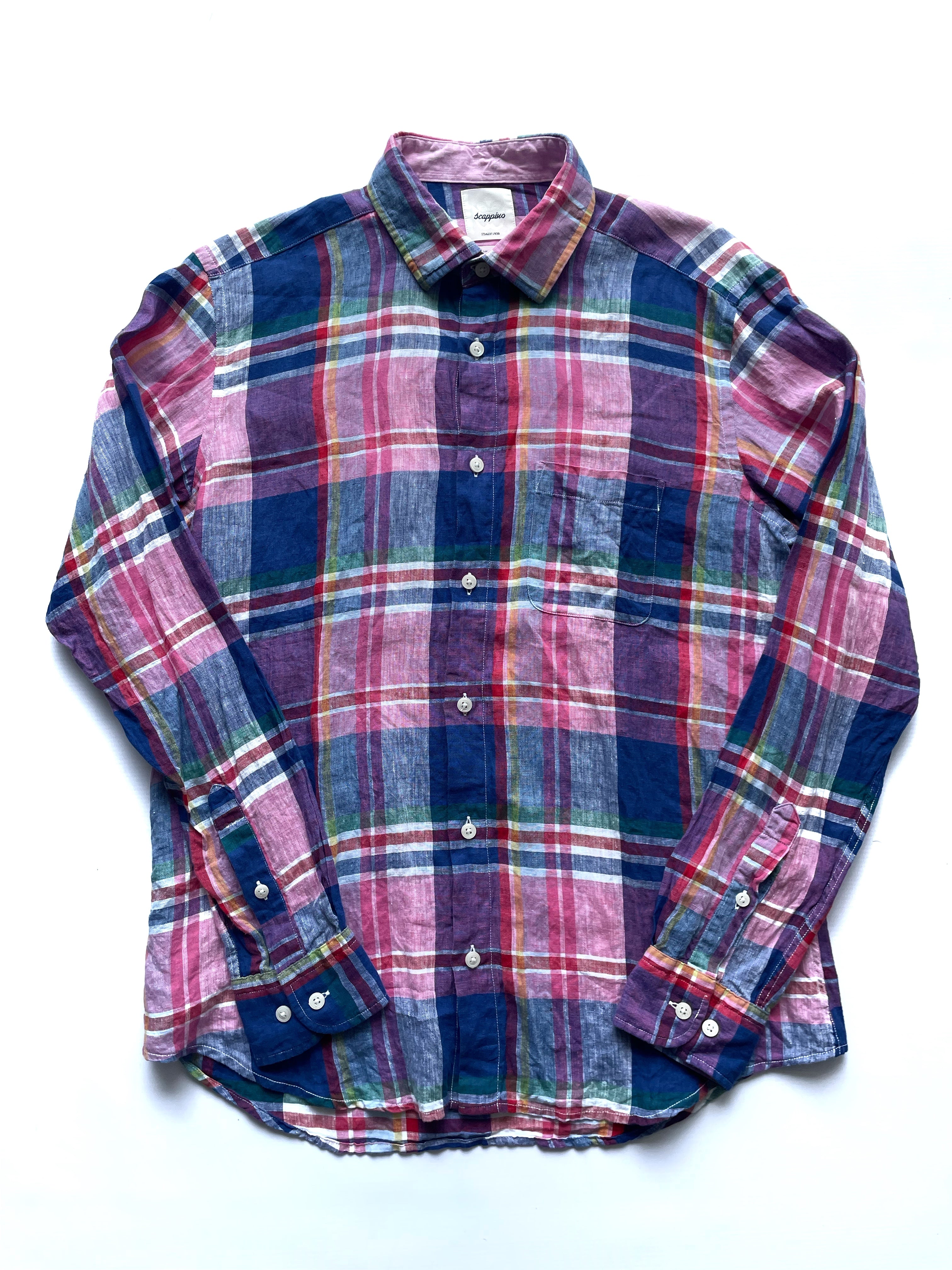 Camisa Scappino Lino Madras