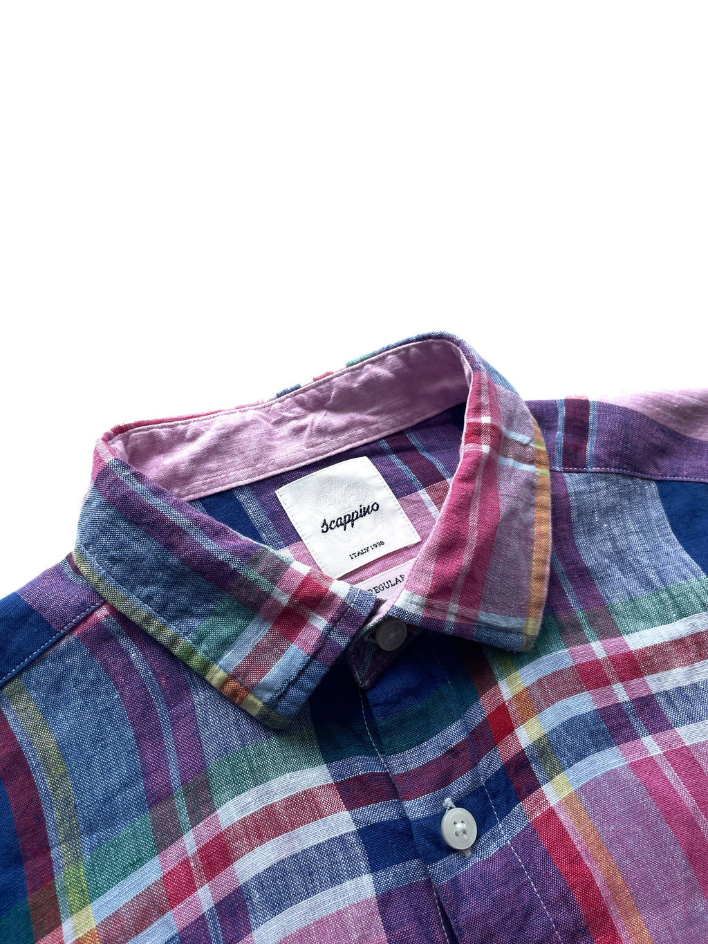 Camisa Scappino Lino Madras