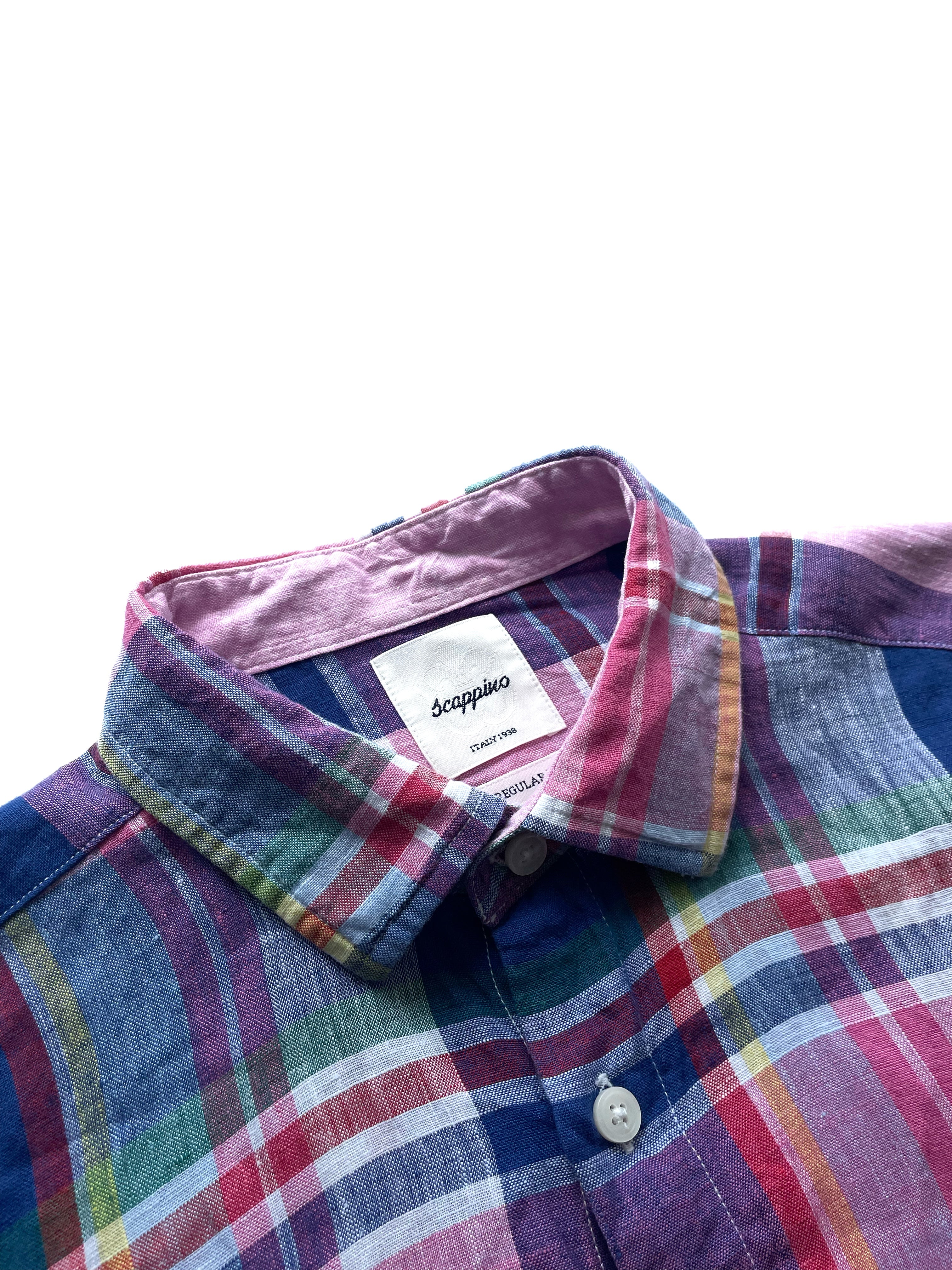 Camisa Scappino Lino Madras