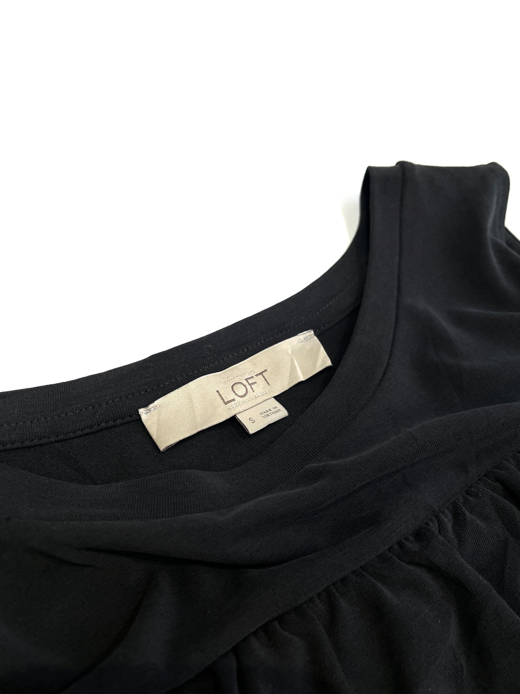 Vestido LOFT — Negro grisáceo