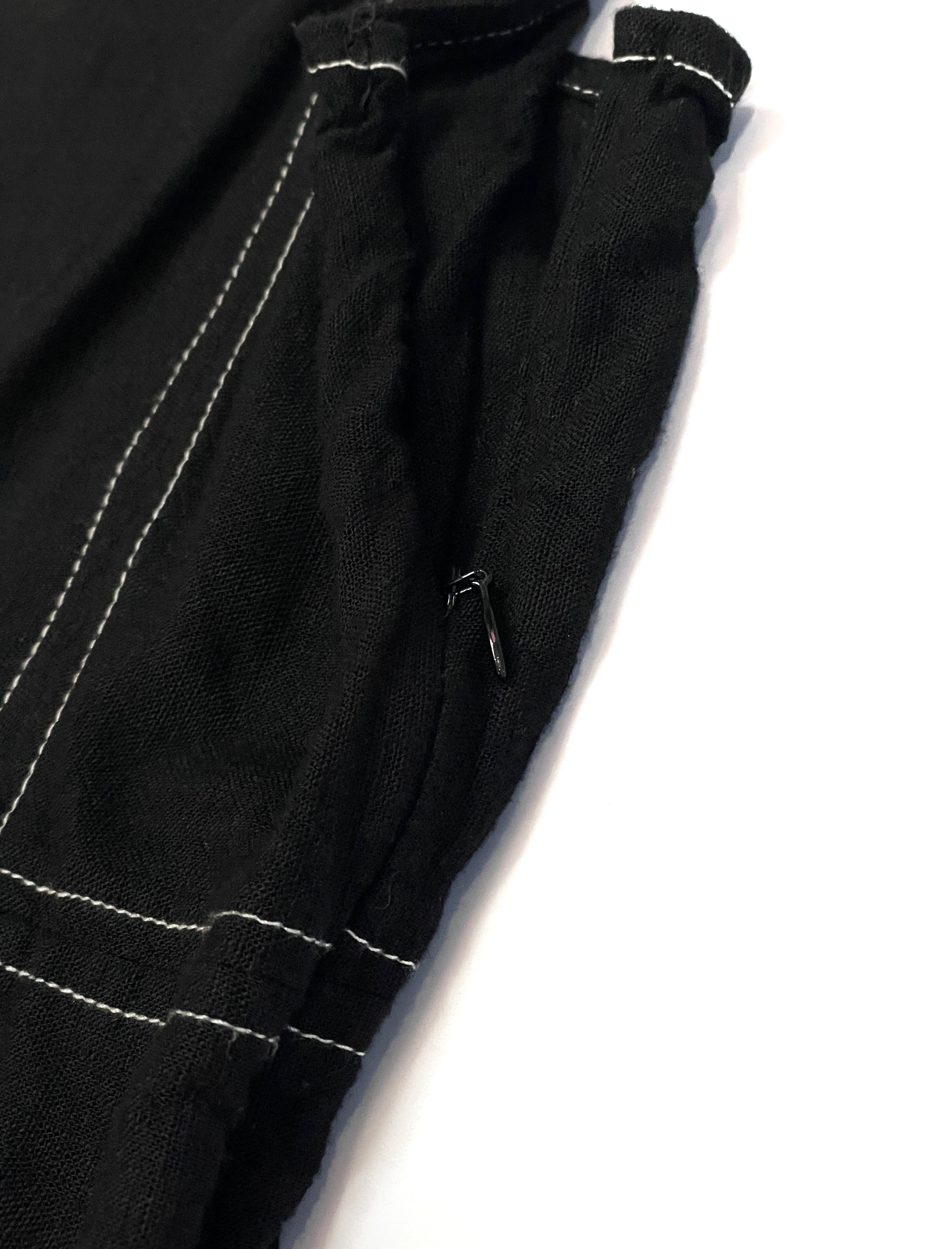 Enterizo Zara — Negro con encaje