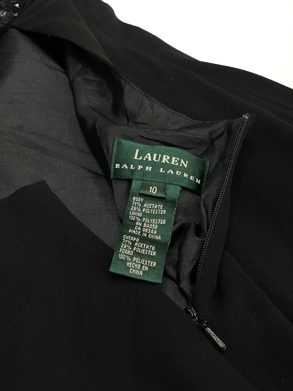 Vestido RALPH Lauren  Negro