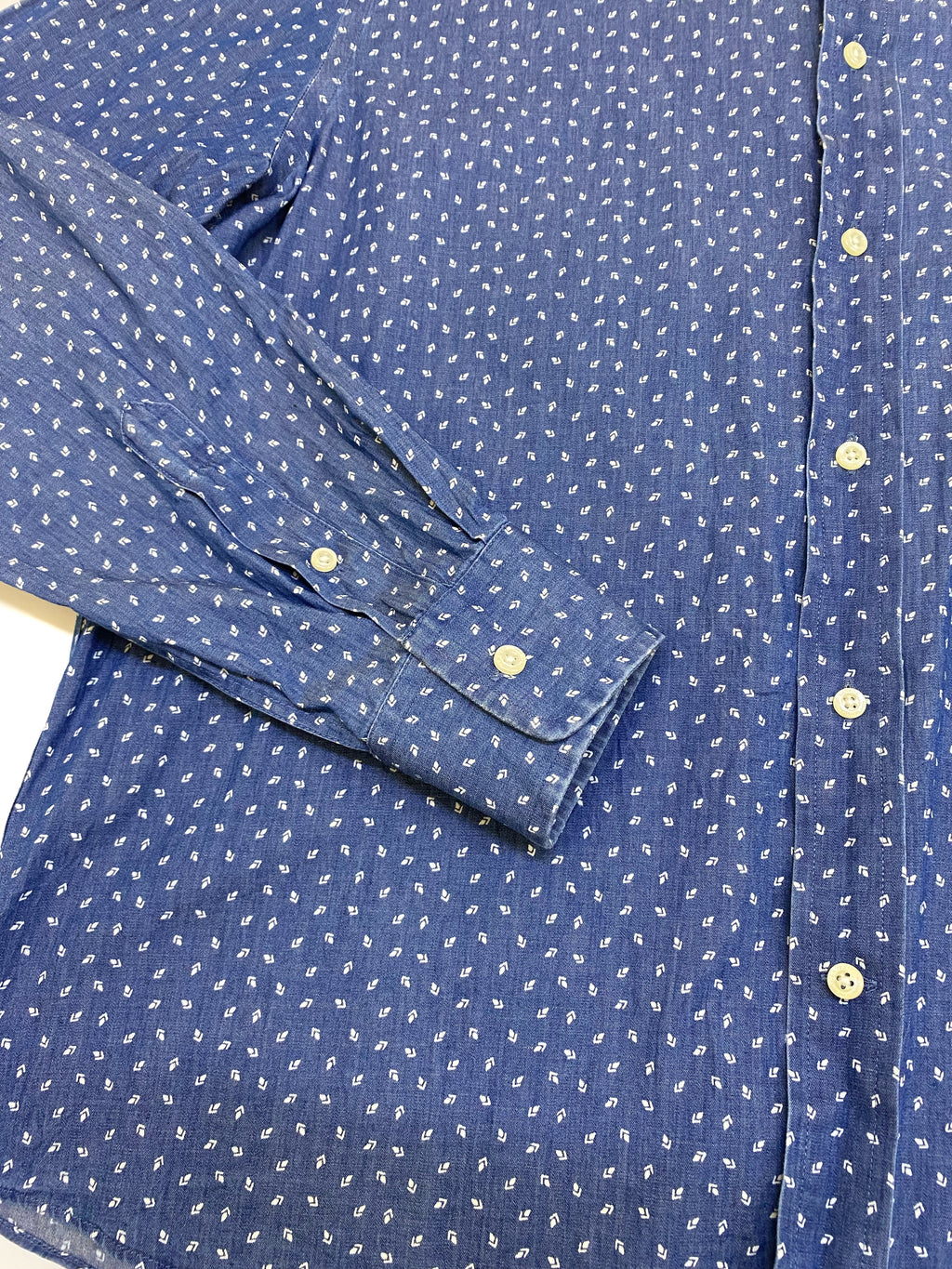 Camisa Polo Ralph Lauren Estampado Azul
