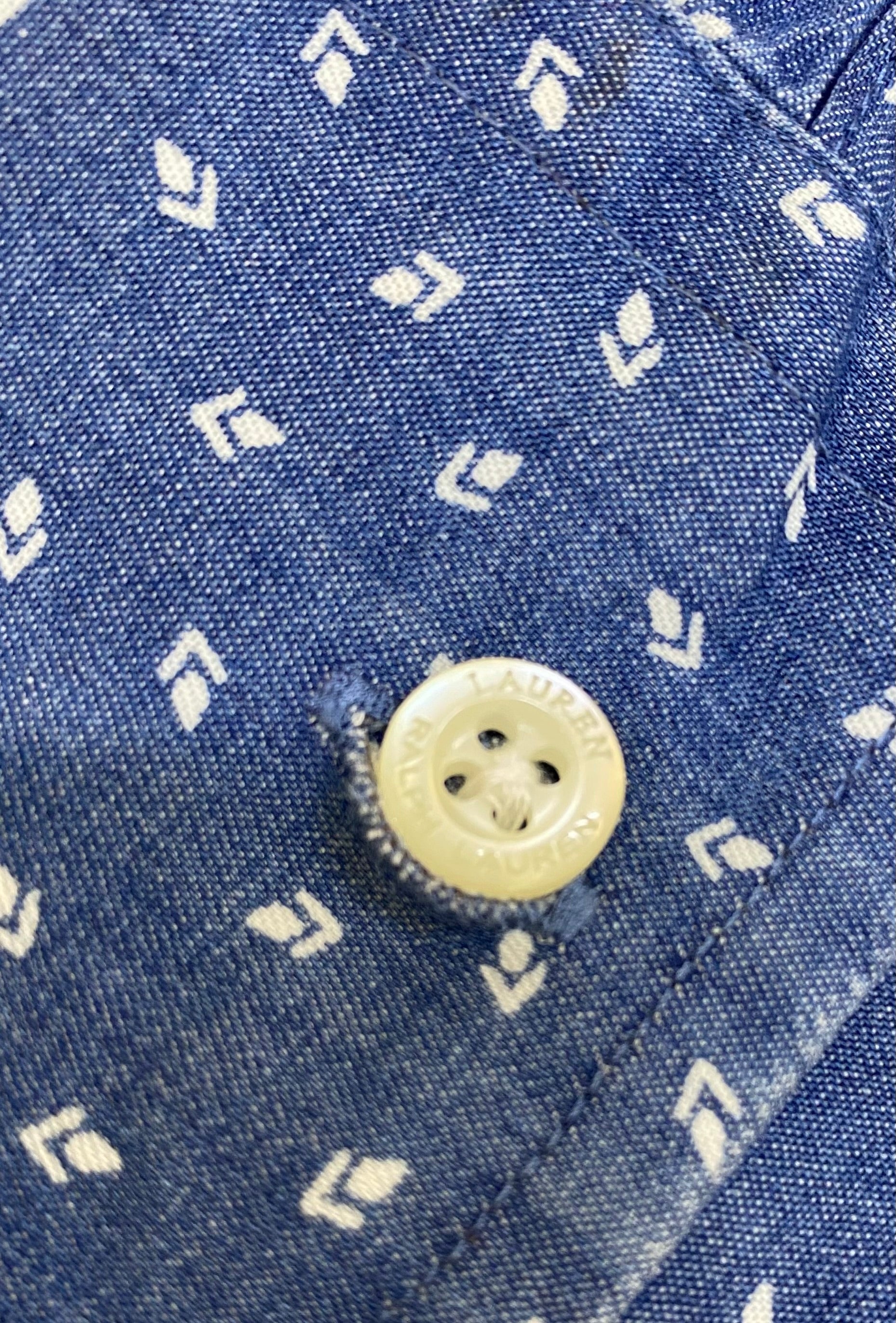 Camisa Polo Ralph Lauren Estampado Azul