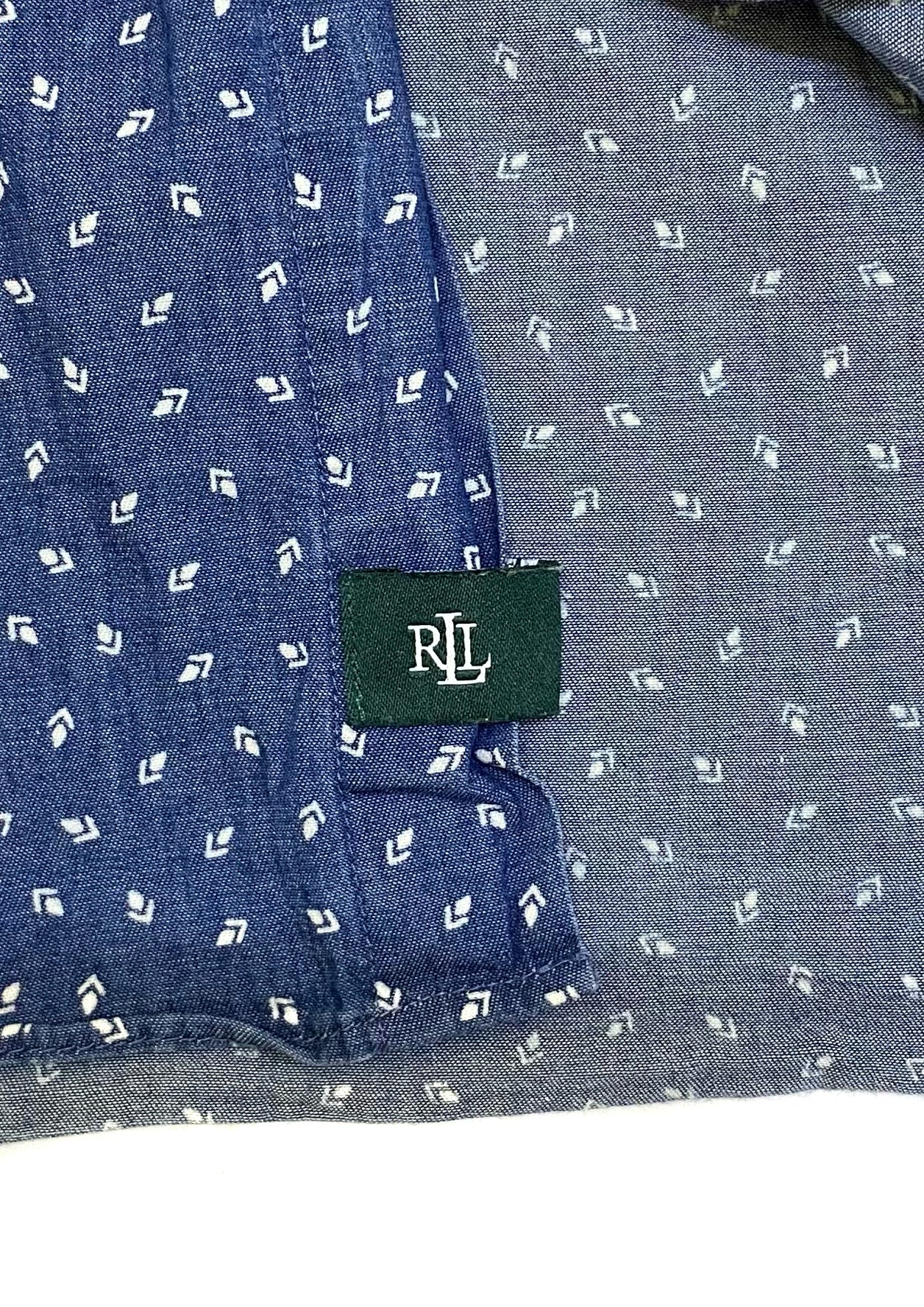 Camisa Polo Ralph Lauren Estampado Azul