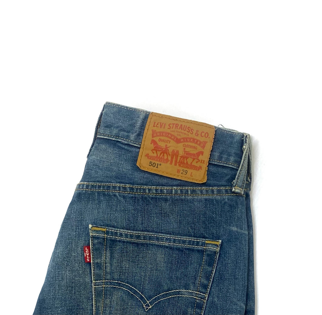 Bermuda Levi's 501  Jean Azul Oscuro
