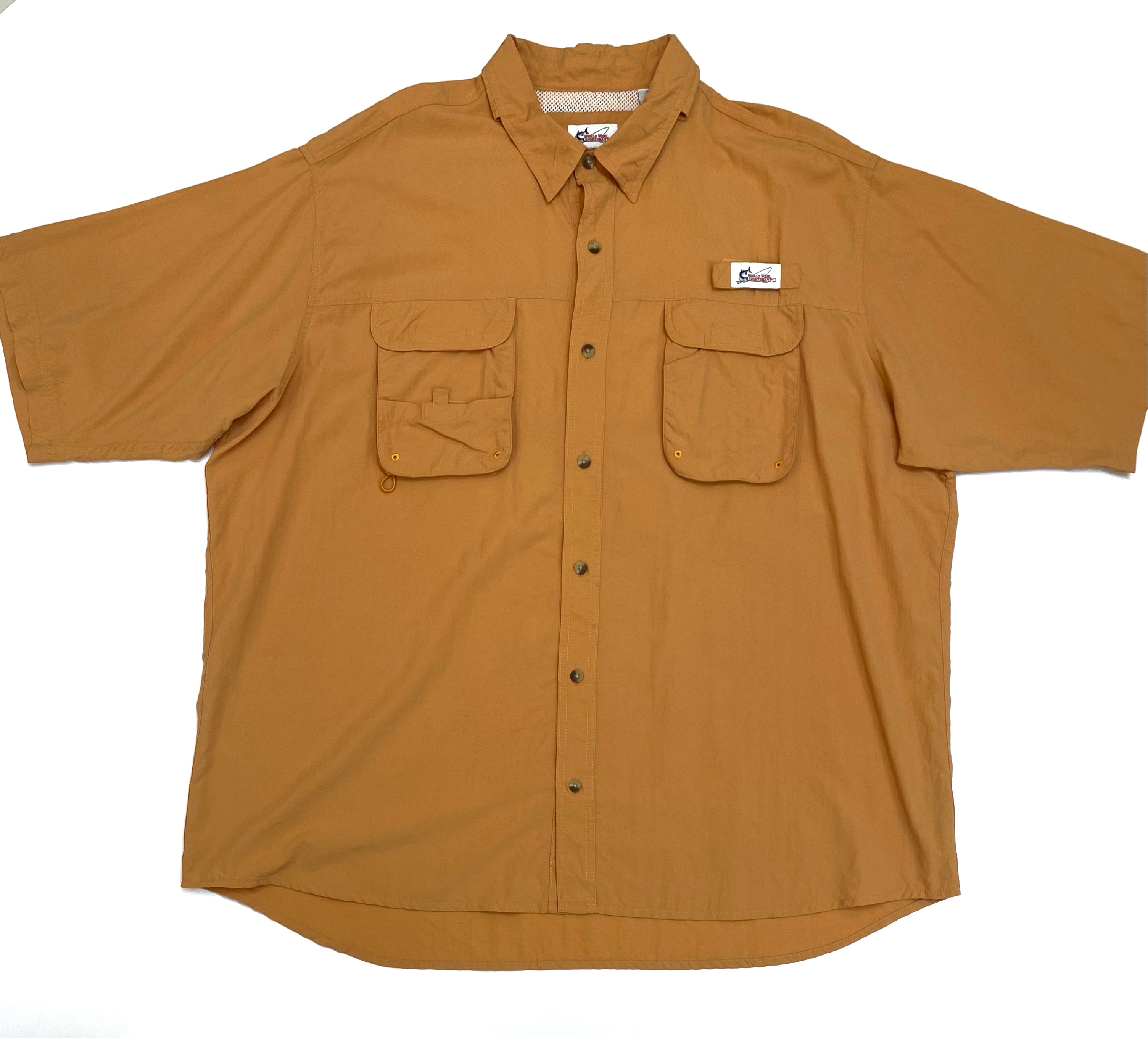 Camisa World Wide Sportsman Naranja claro