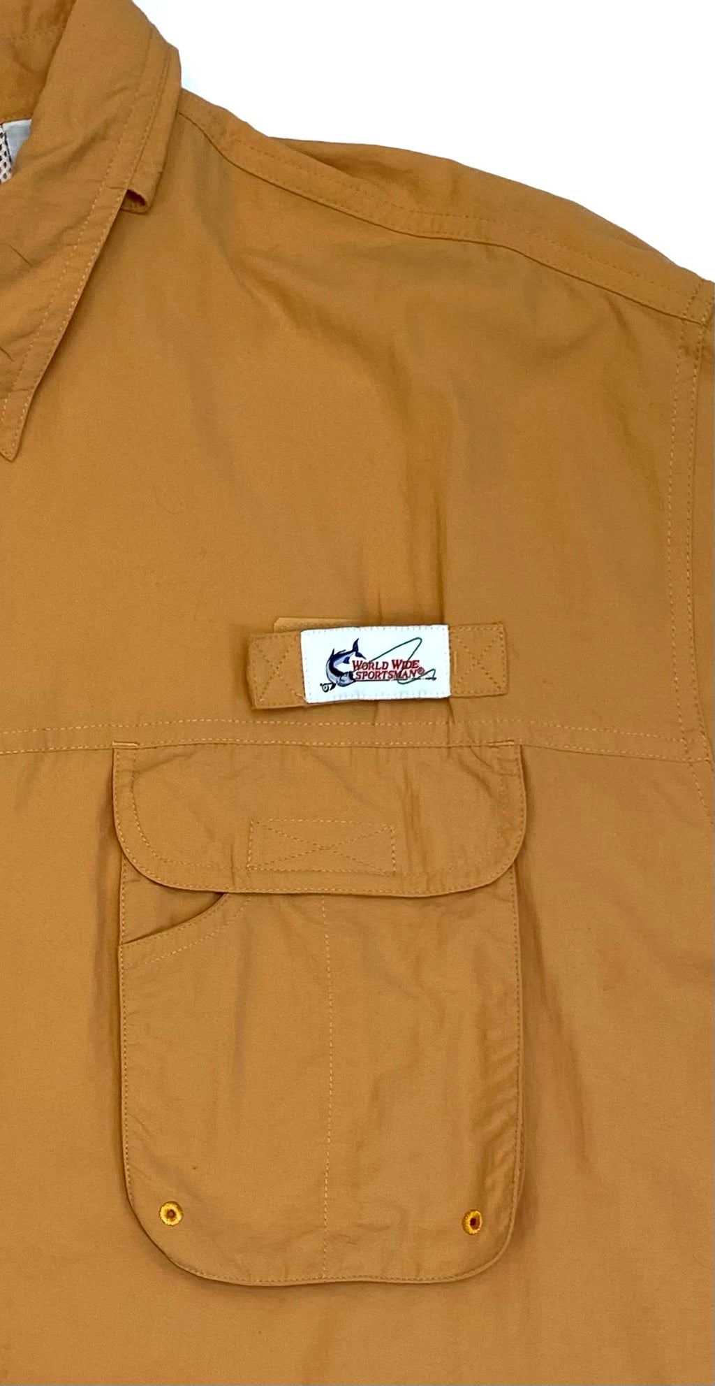Camisa World Wide Sportsman Naranja claro