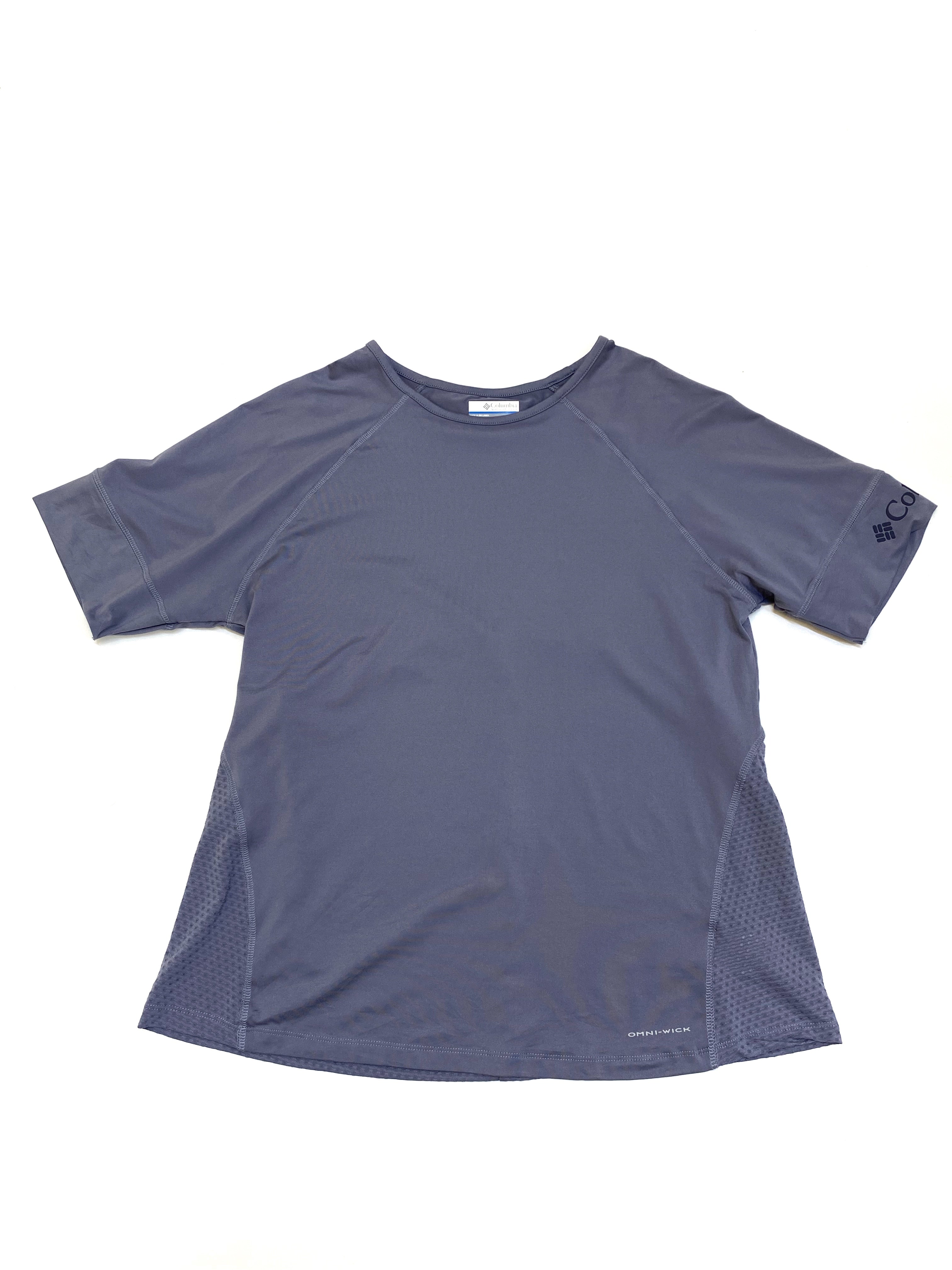 Camiseta Deportiva Columbia Azul Pizarra