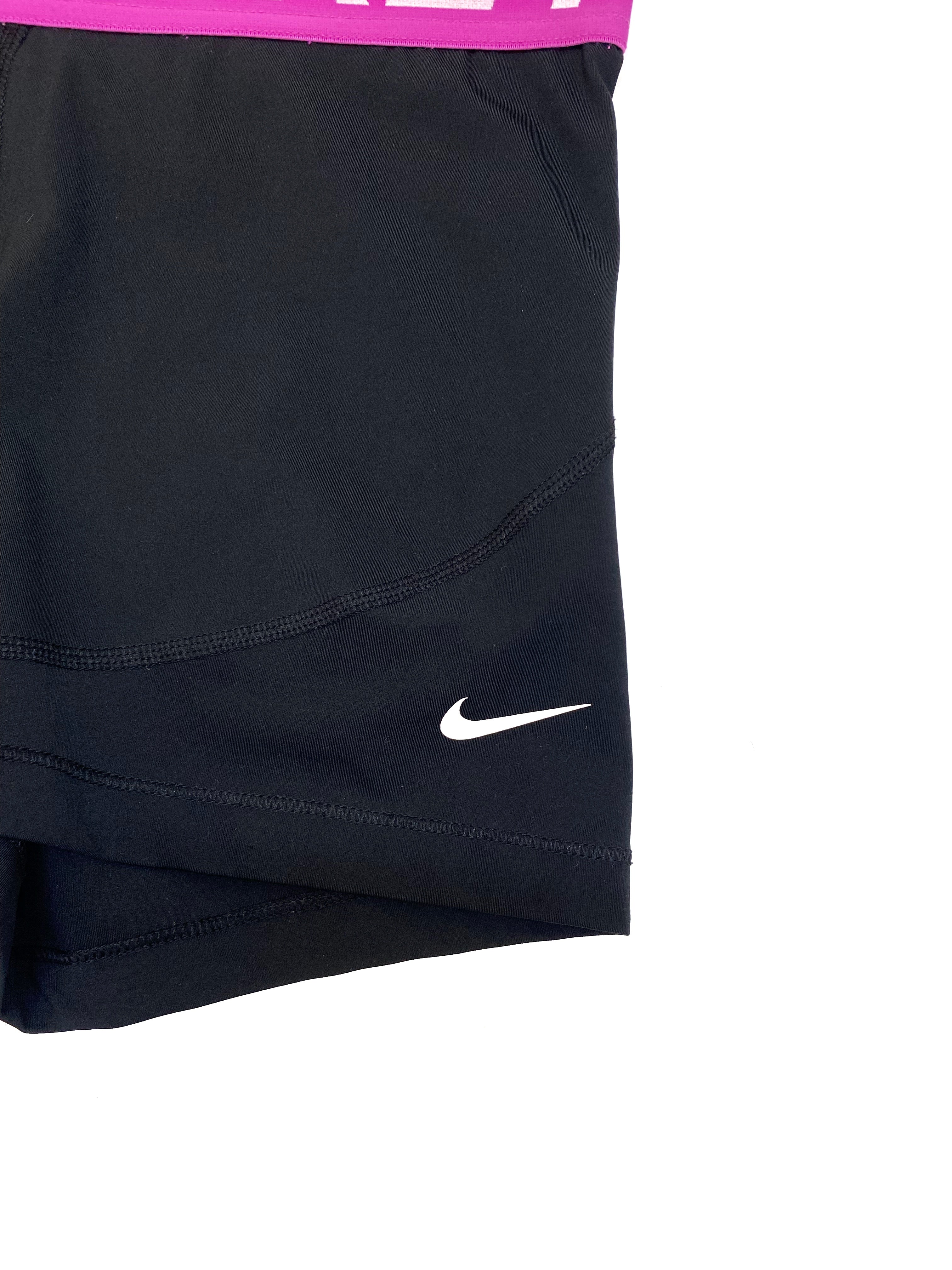 Short Nike Pro  Negro/Fucsia