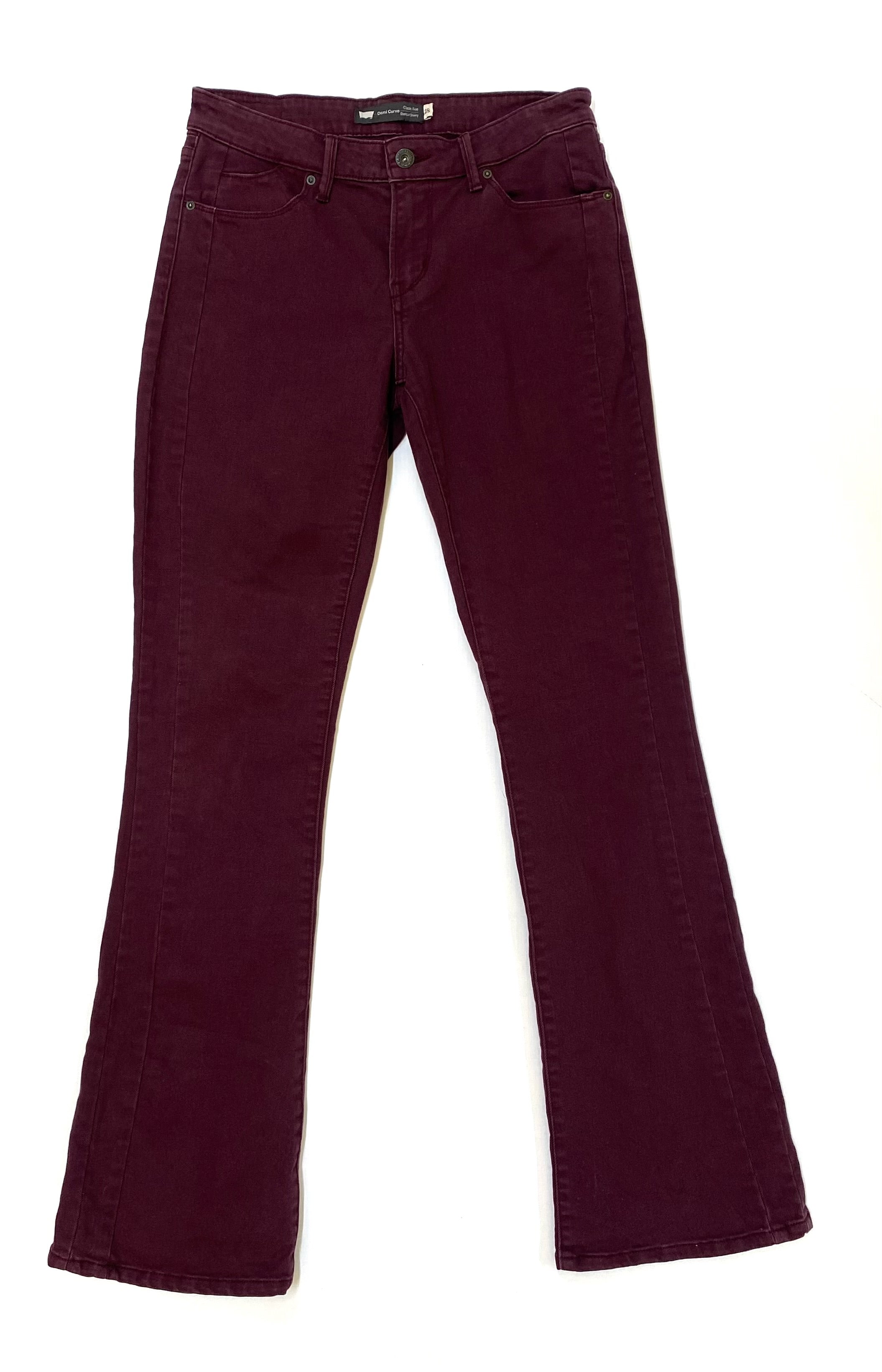 Jean Levi's Strauss Bootcut Vino Tinto