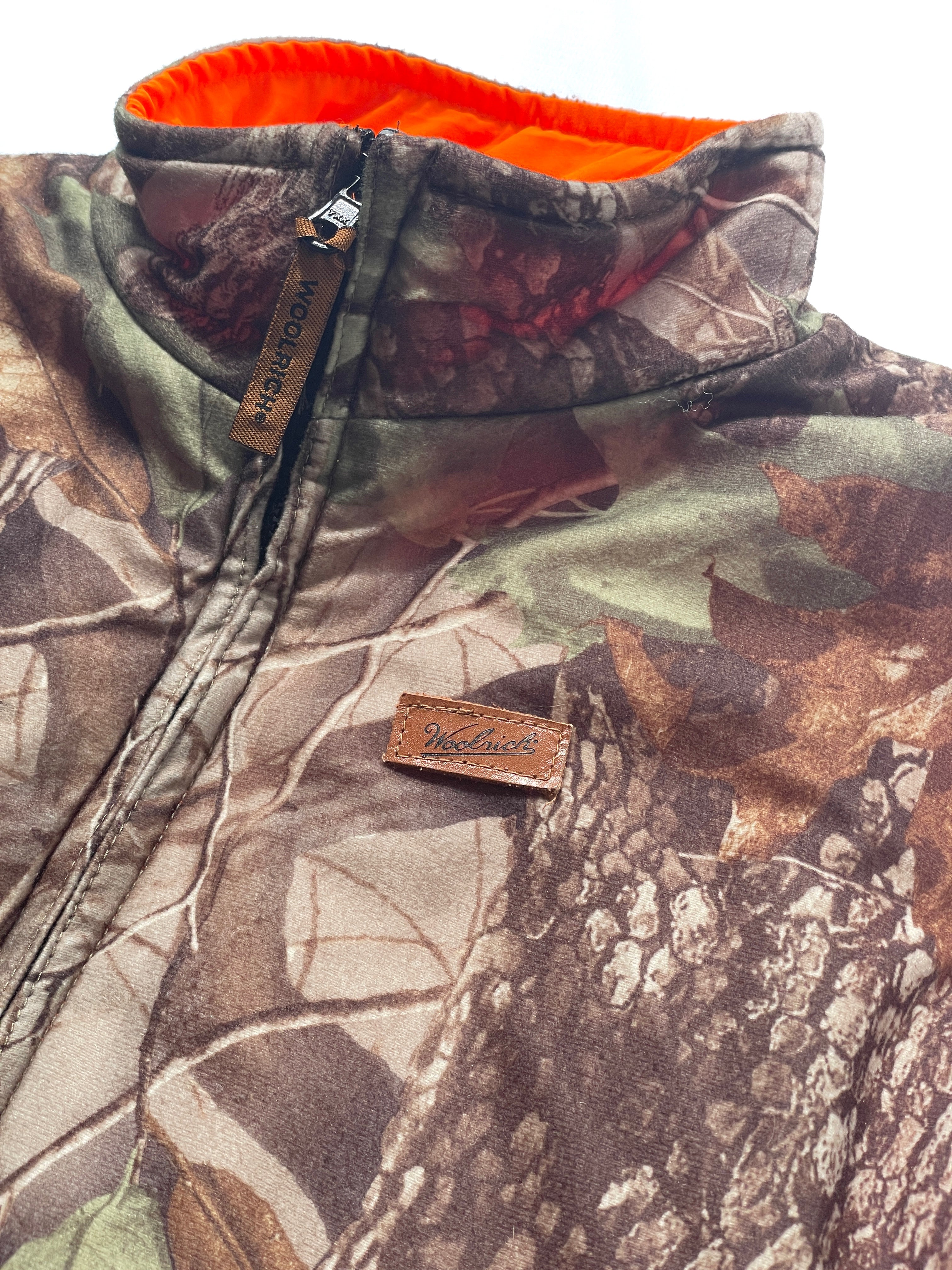 Chaleco Reversible Woolrich Naranja / Camuflado
