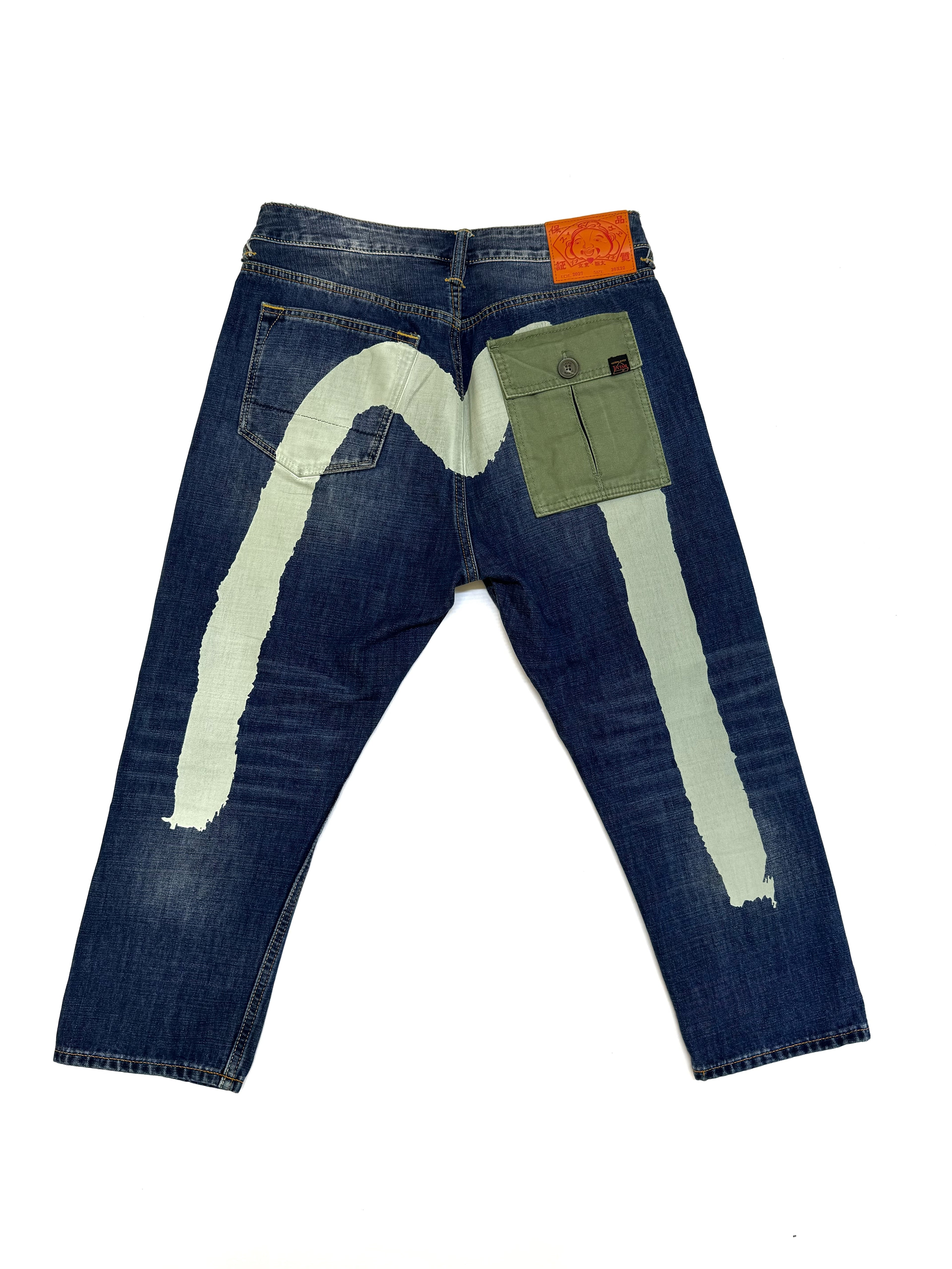Jean EVISU azul corto