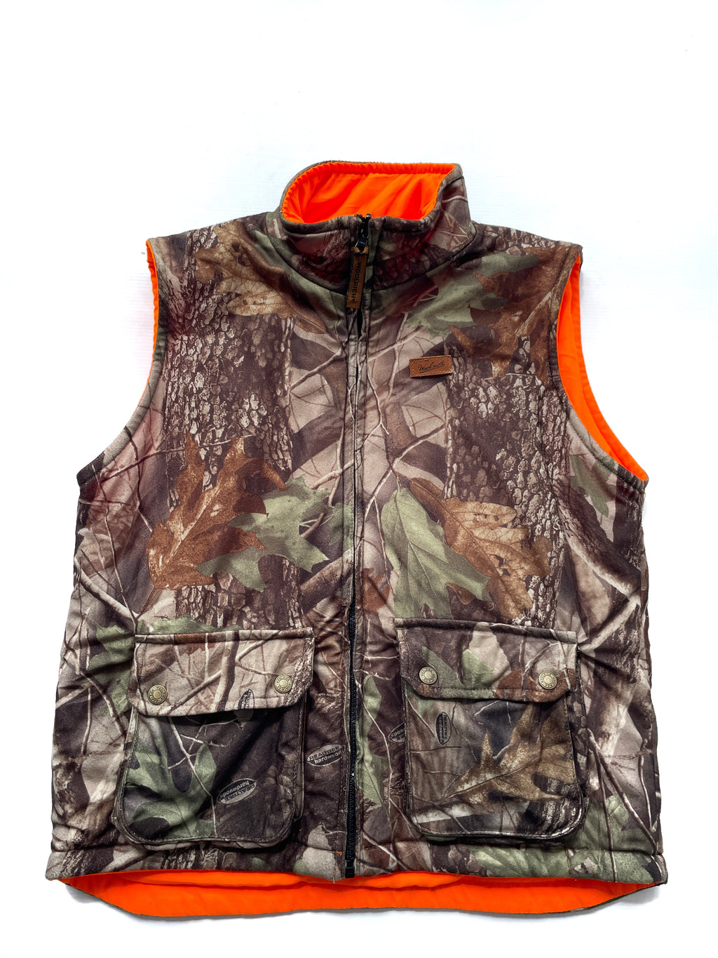 Chaleco Reversible Woolrich Naranja / Camuflado