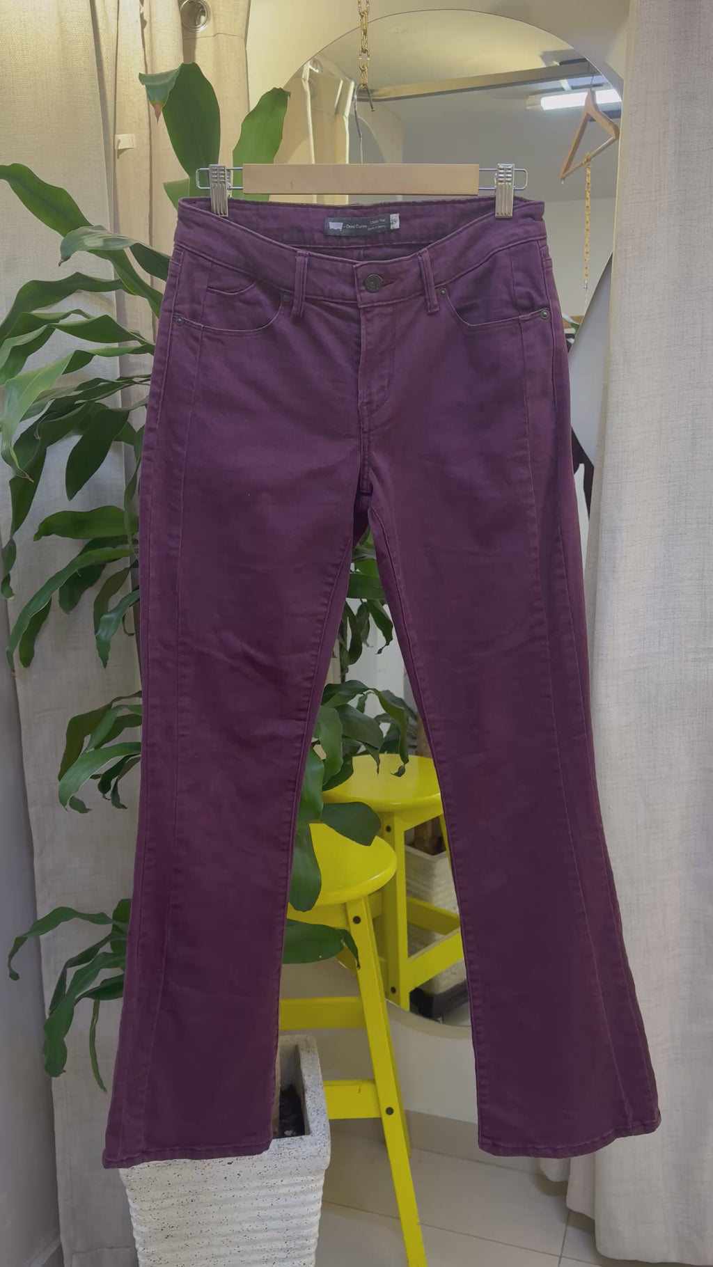 Jean Levi's Strauss Bootcut Vino Tinto