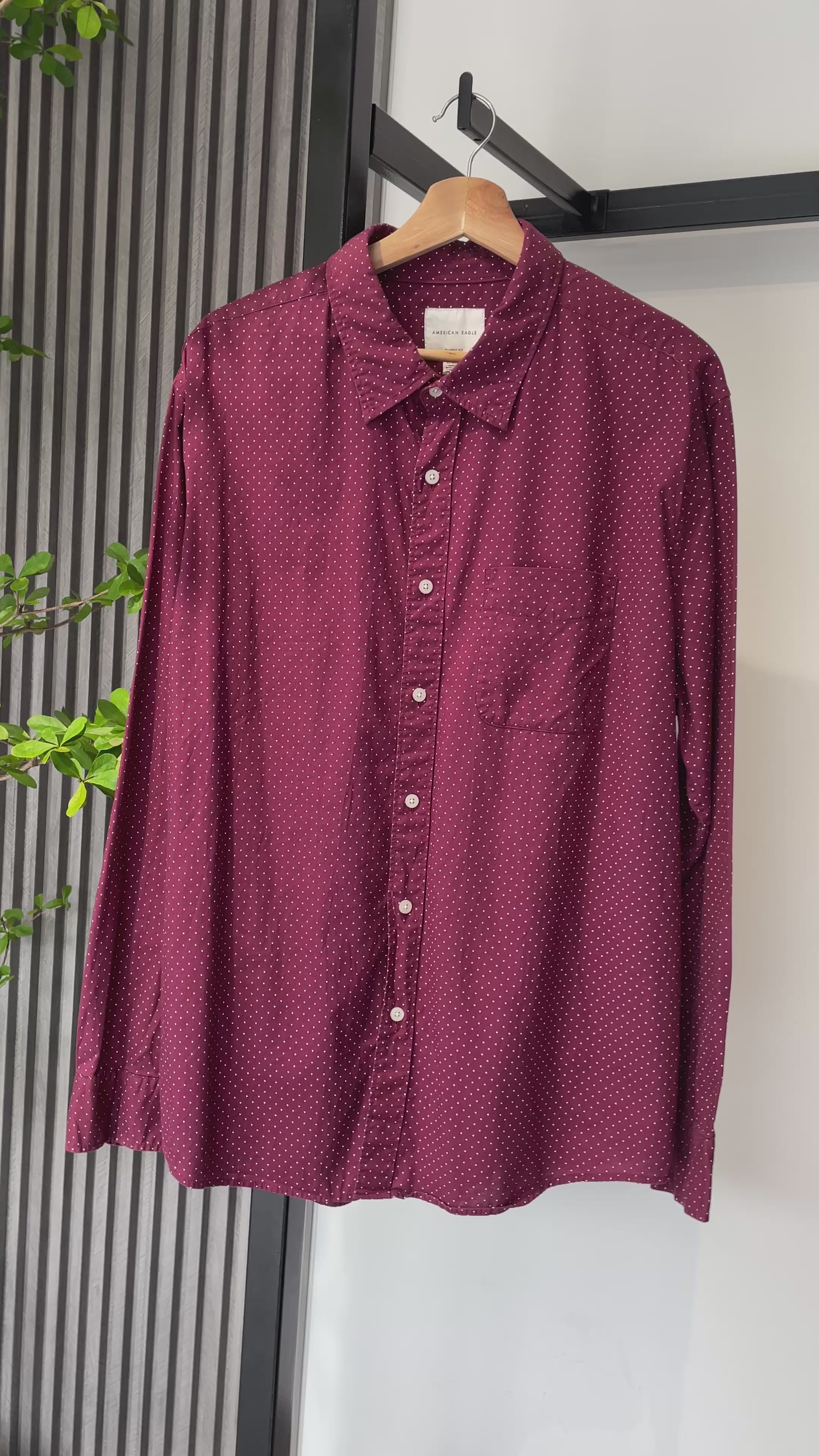Camisa Manga Larga American Eagle Classic