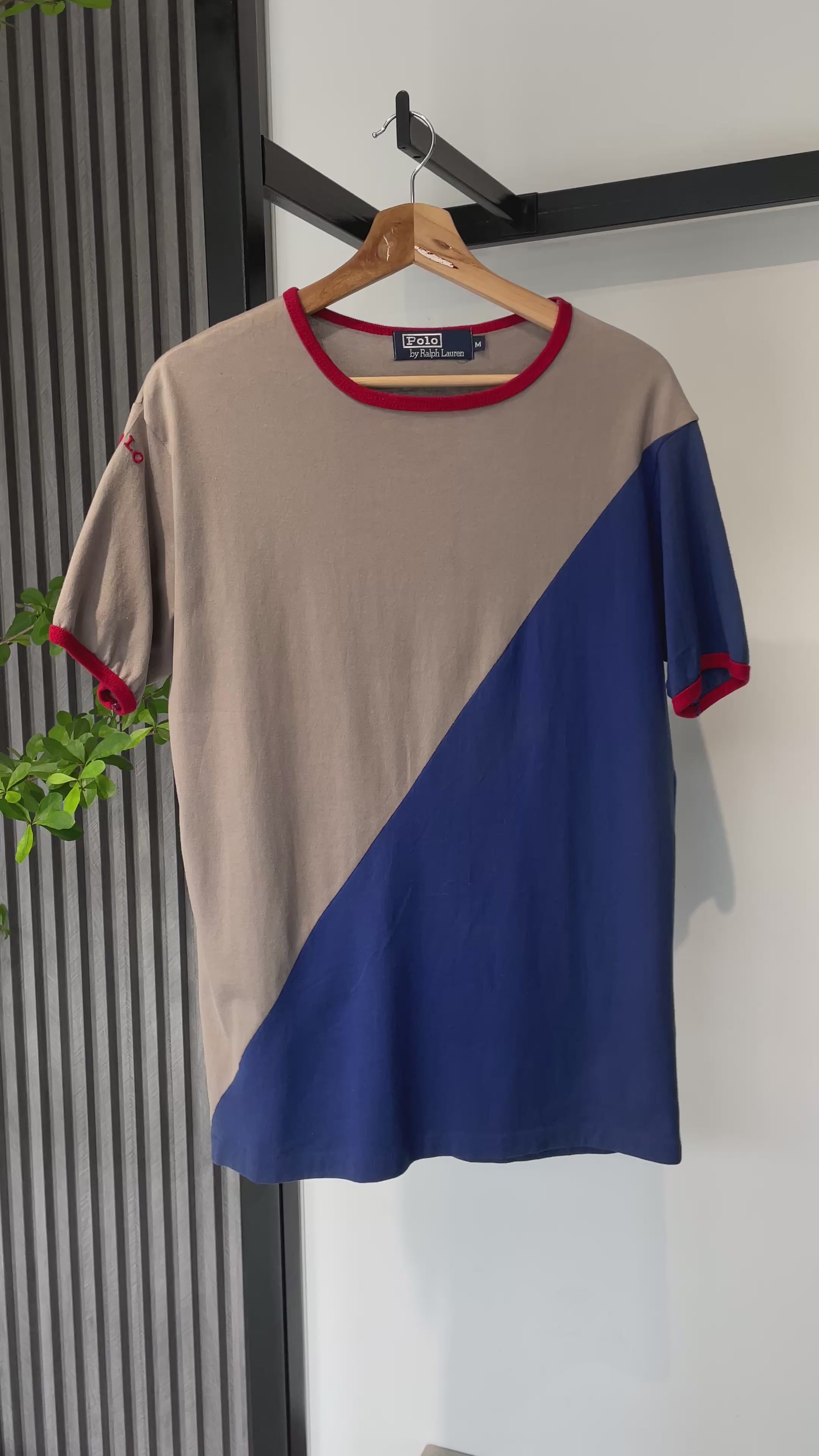 Camiseta Polo Ralph Lauren Colorblock vintage