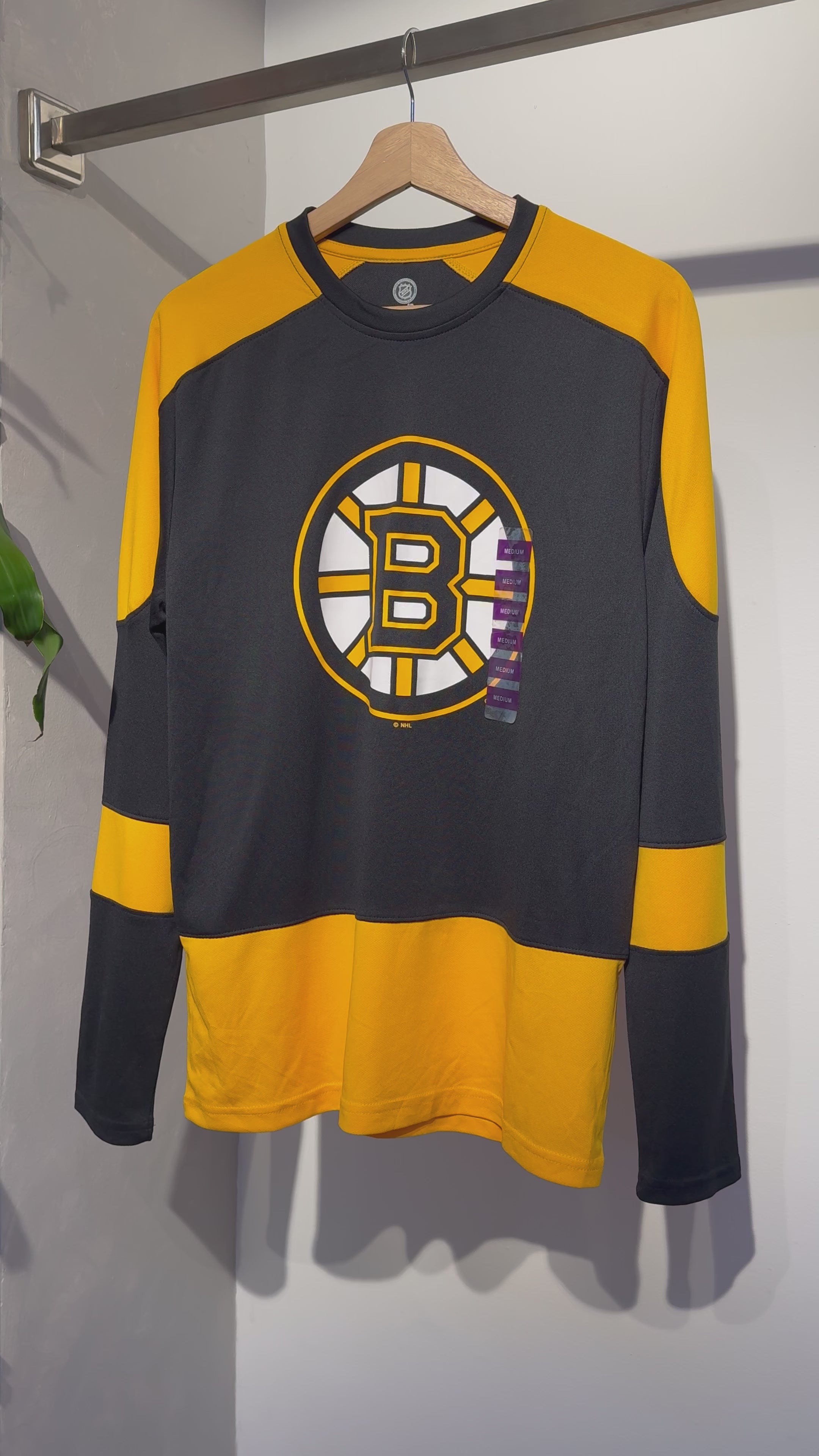 Buso NHL Boston Bruins  — Negro/Amarillo
