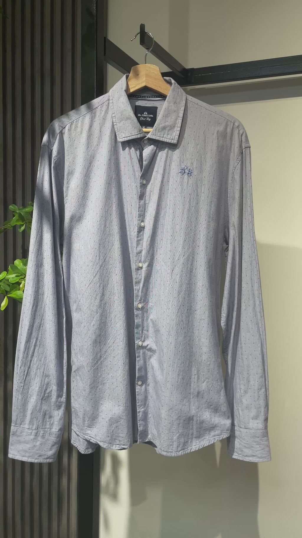 Camisa La Martina Blue Tag